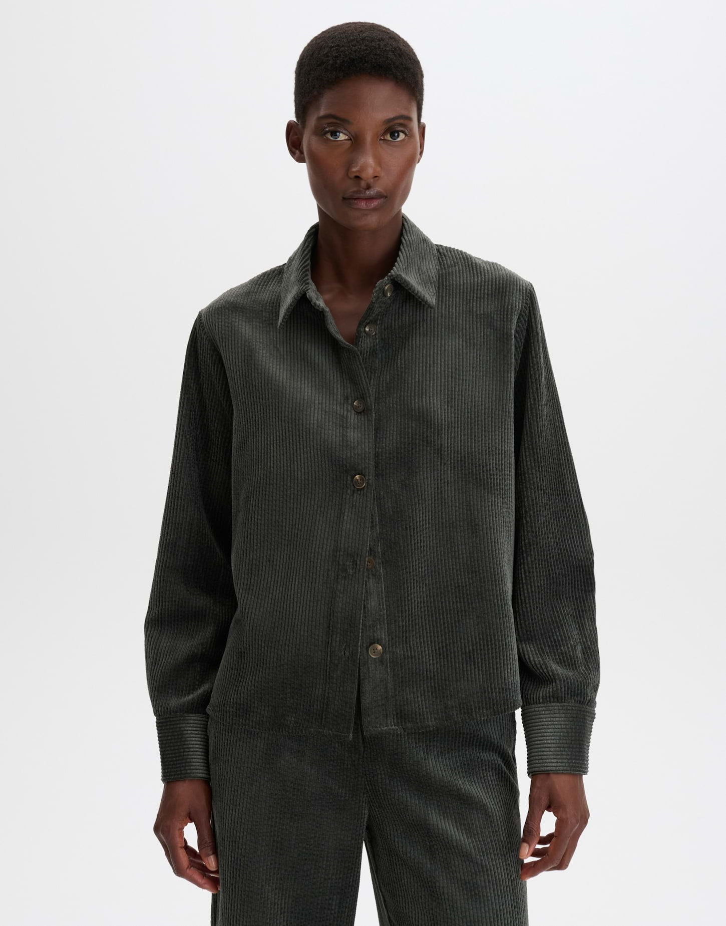 Someday Damen Blusen Midnight Olive