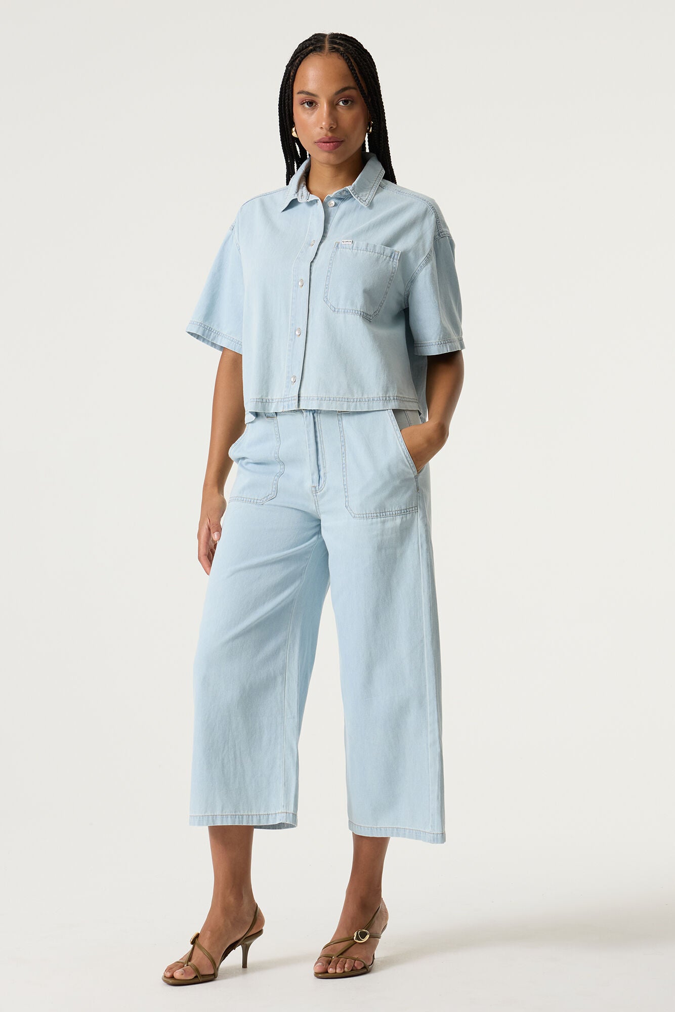 Garcia Damen Jeans Morning Blue