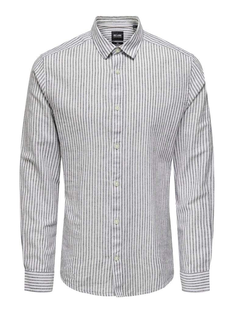 Only & Sons Herren Hemden lang Dark Navy
