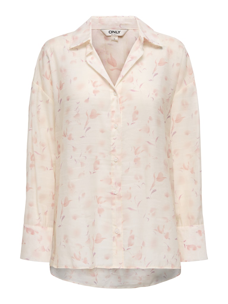 Only Damen Blusen Cloud Dancer/Fl