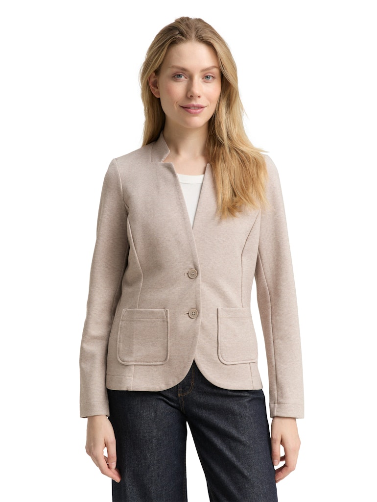 Tom Tailor Damen Blazer Soft Taupe Mela