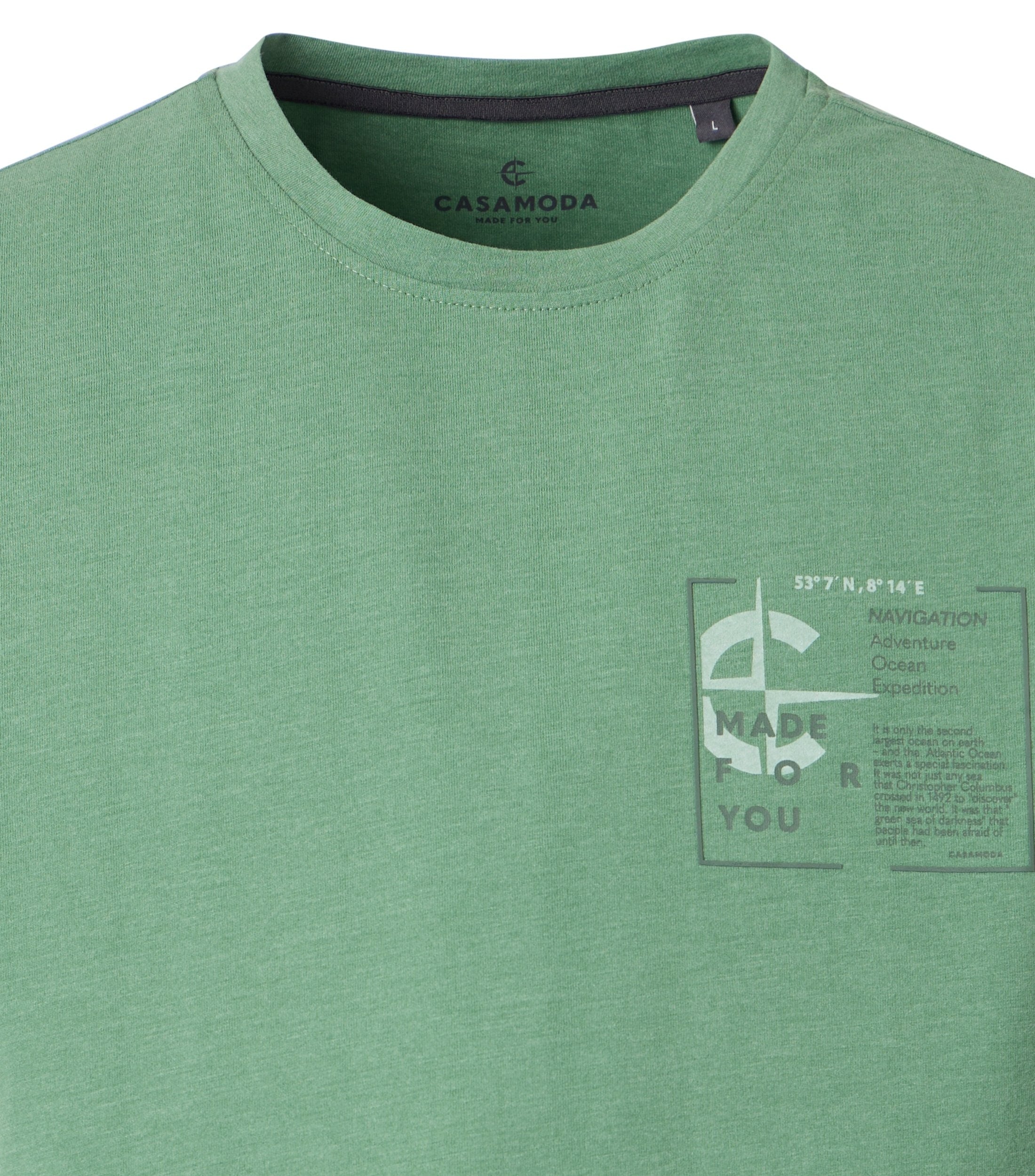 Casa Moda Herren T-Shirts kurz  Tuerkis