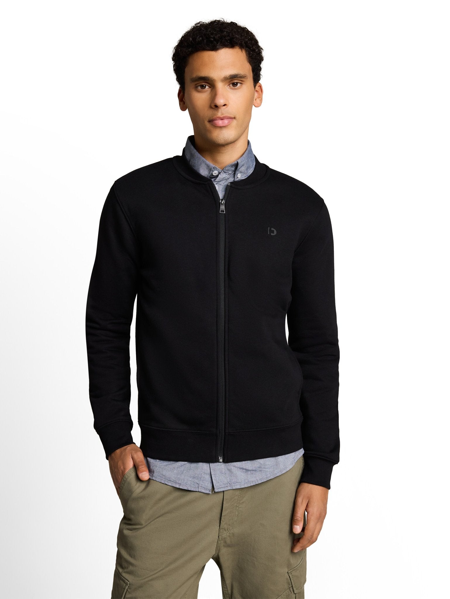 Tom Tailor denim Herren Sweatjacken Black