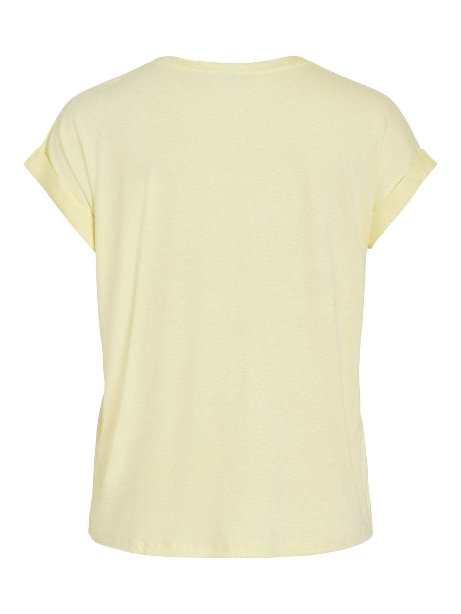 Vila Damen Tops Pastel Yellow