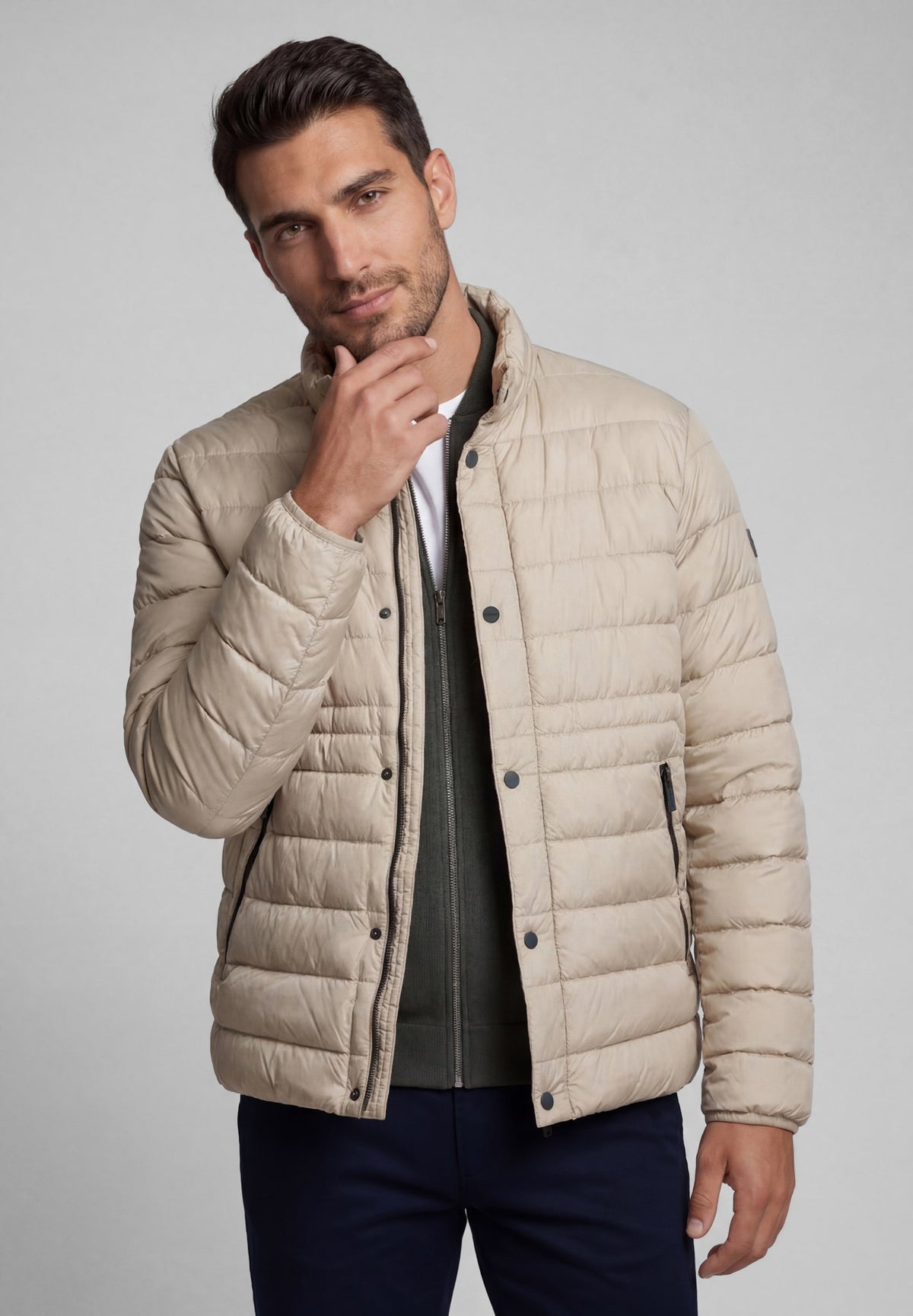 Calamar Herren Jacken Aluminum