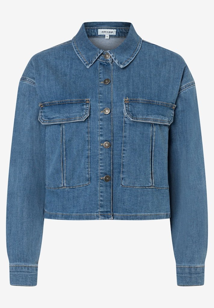 More & More Damen Jacken  Middle Blu