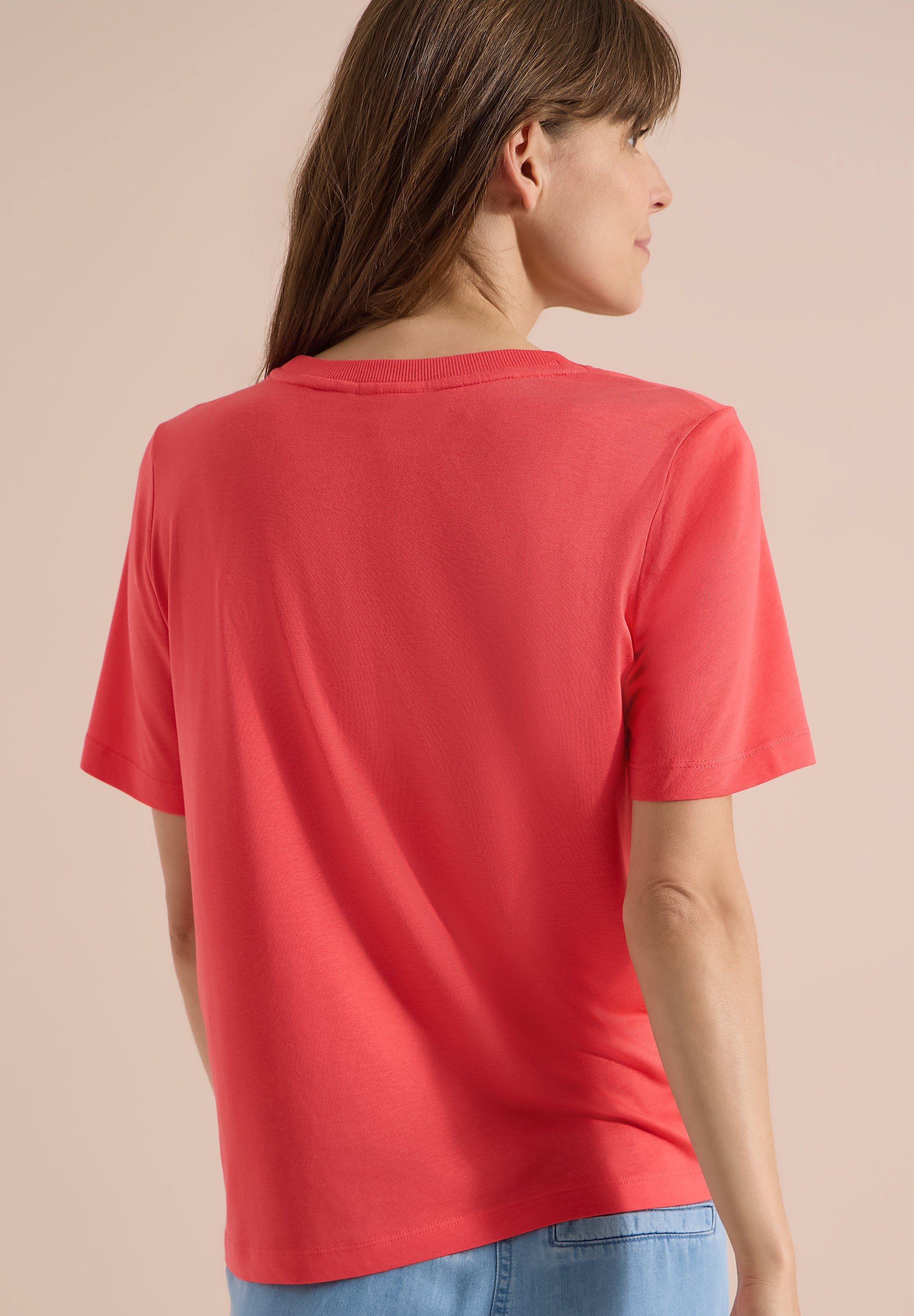 Cecil Damen T-Shirts  Coral