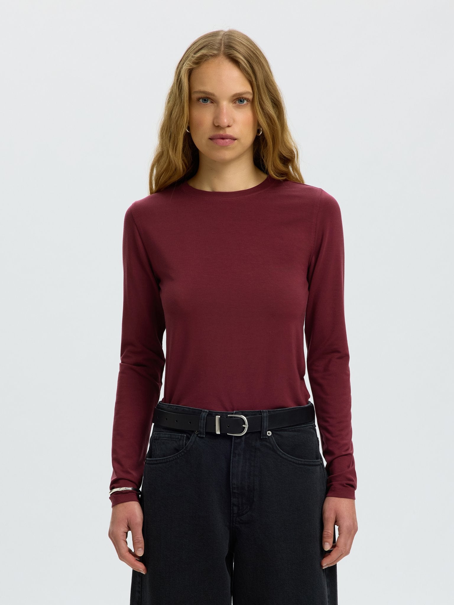 Selected Femme Damen Blusen Tawny Port