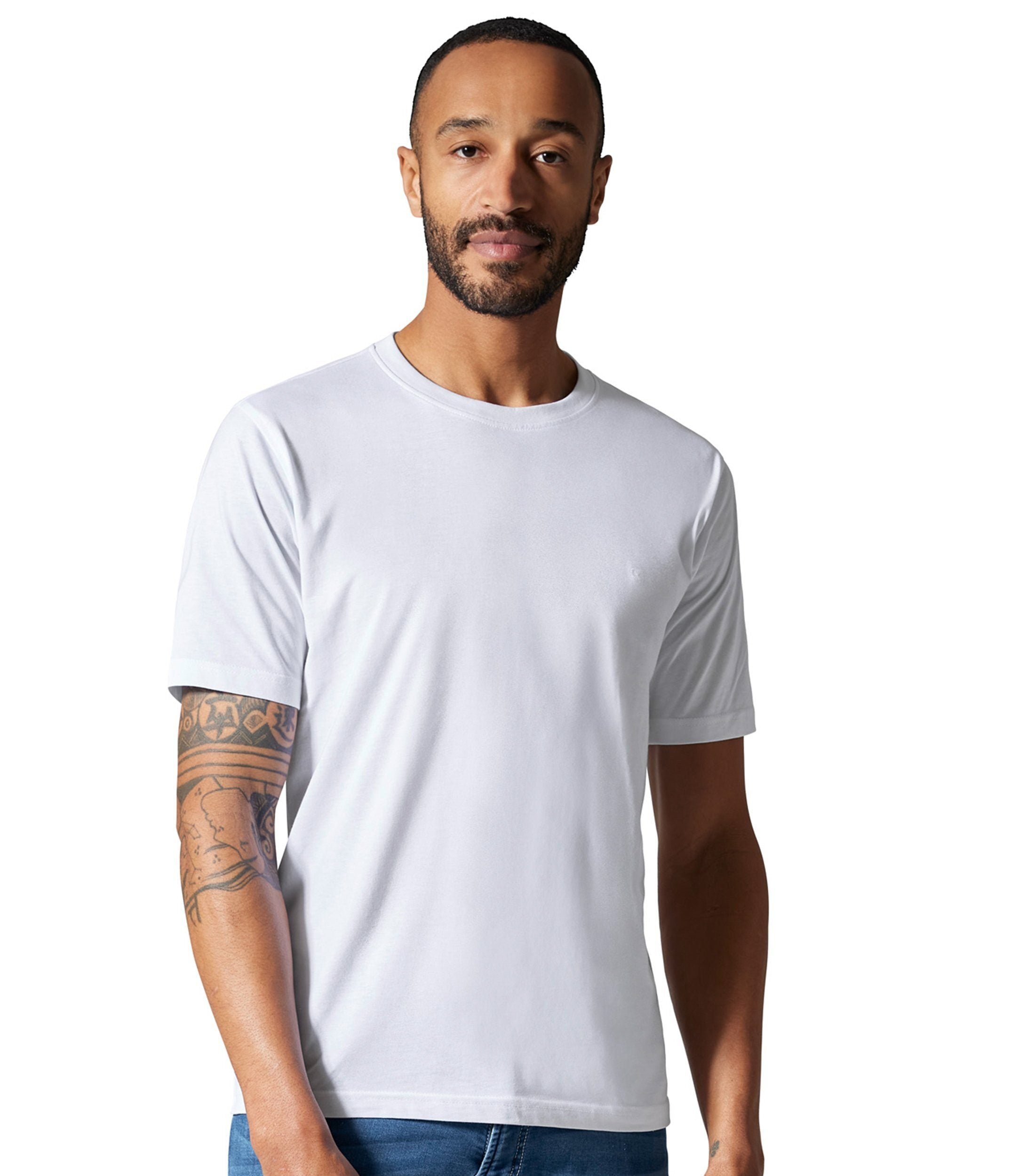 Casa Moda Herren T-Shirts kurz  Weiss
