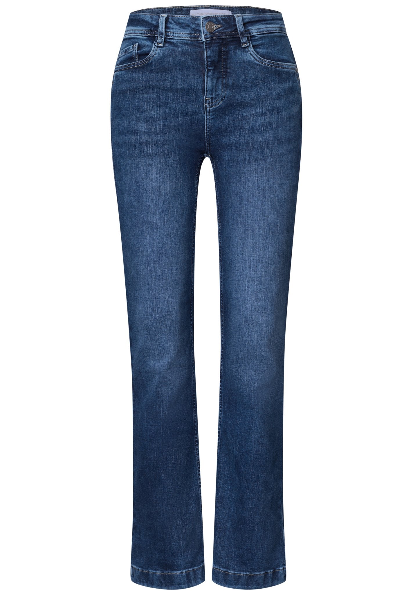 Street One Damen Hosen  Medium Bl