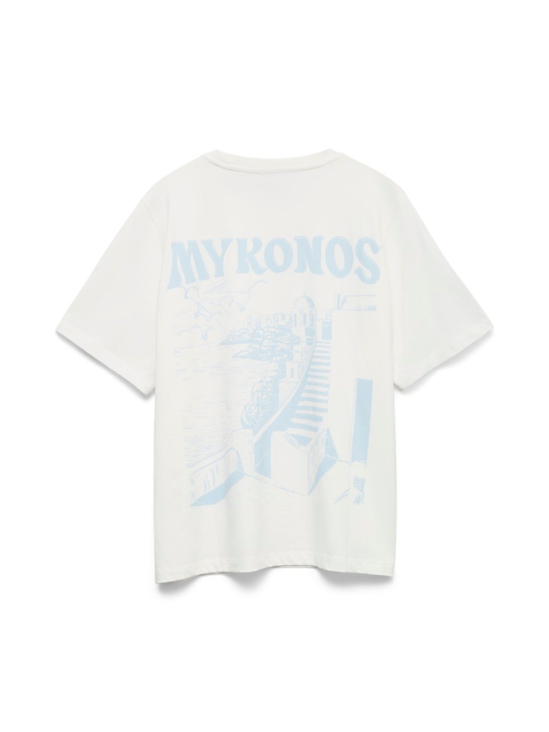 Vero Moda Damen T-Shirts Light Grey Mela
