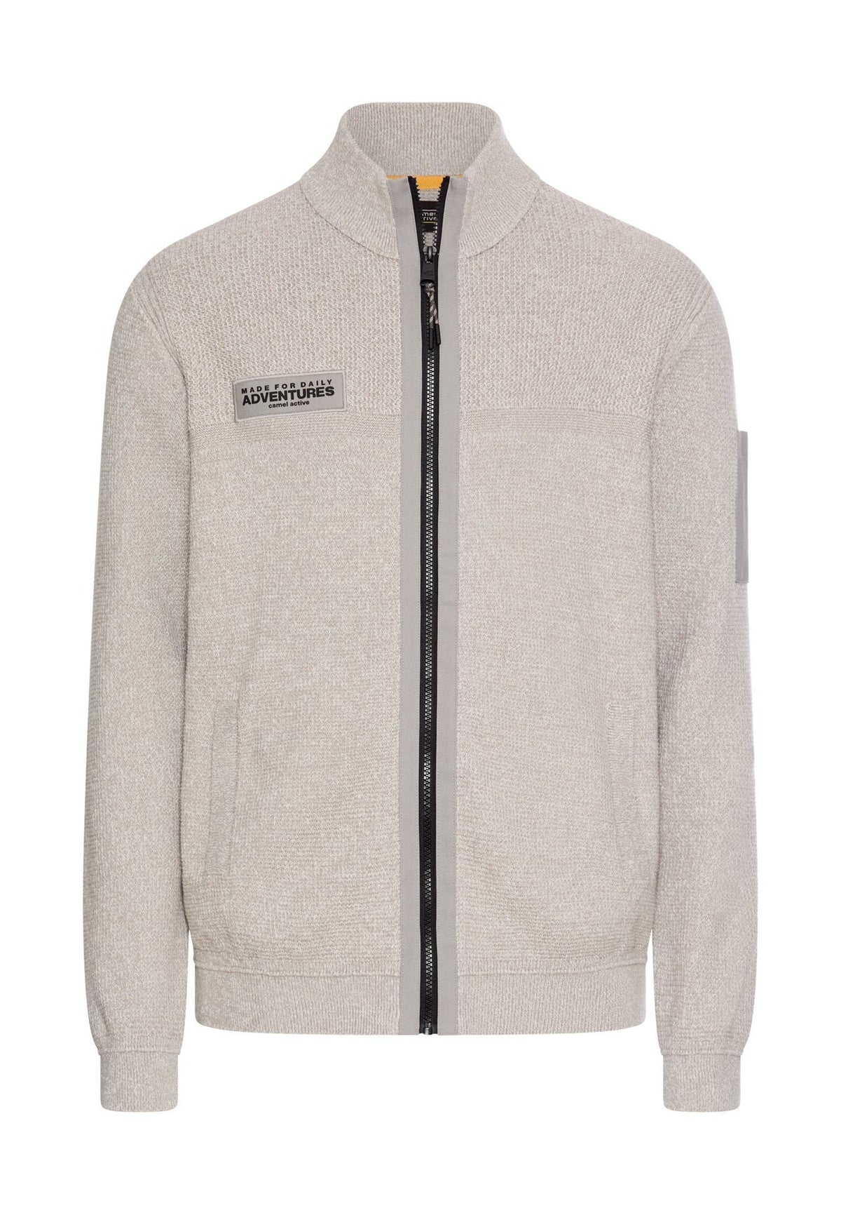 Camel active Herren Strickjacken  Dust Grey