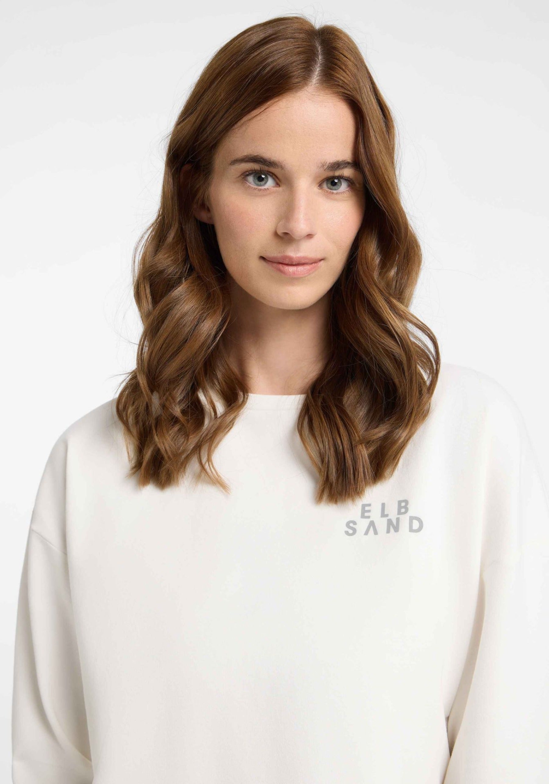 Elbsand Damen Sweatshirts  Cloud Whit