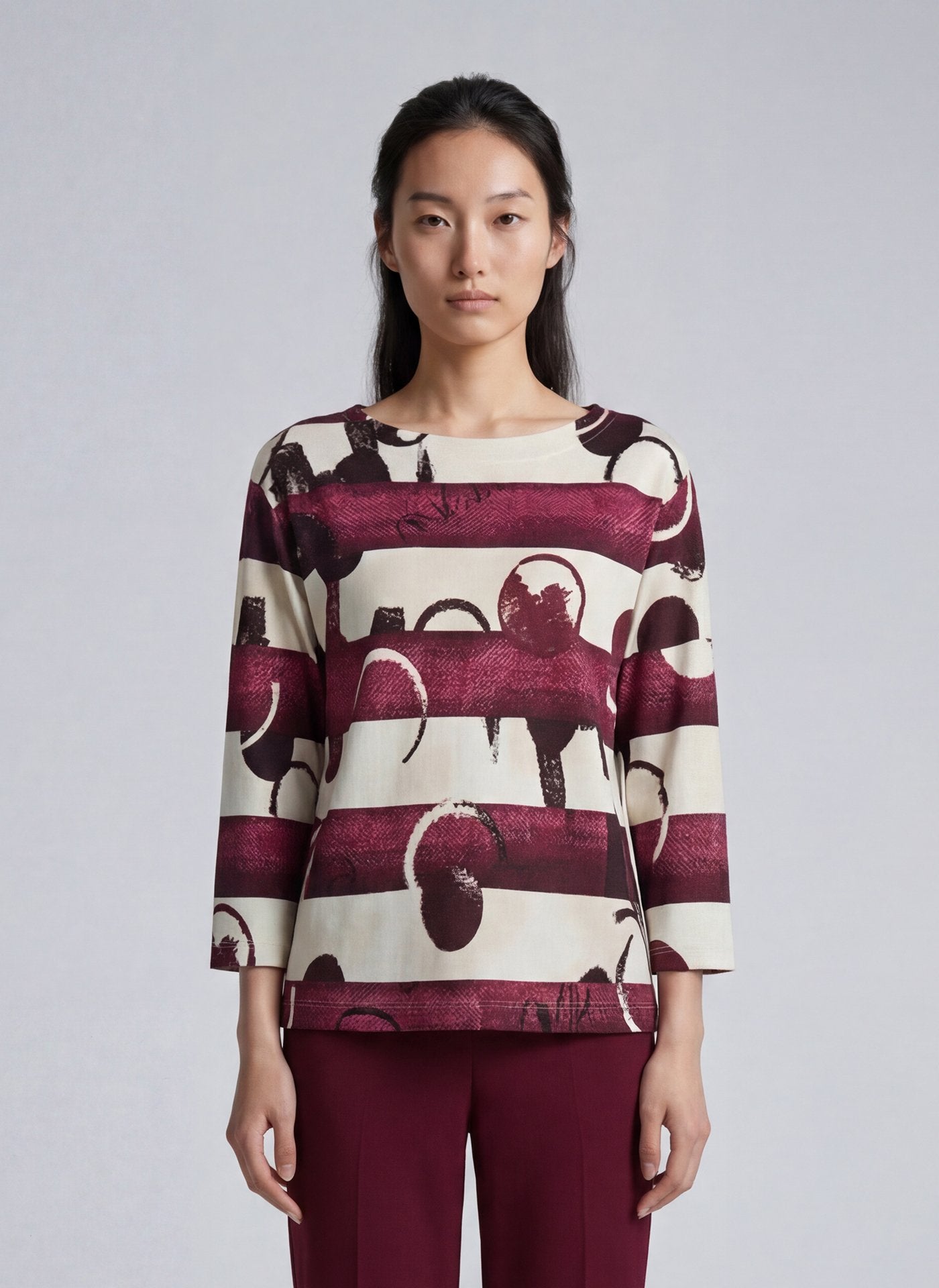 Rabe Damen T-Shirts Merlot