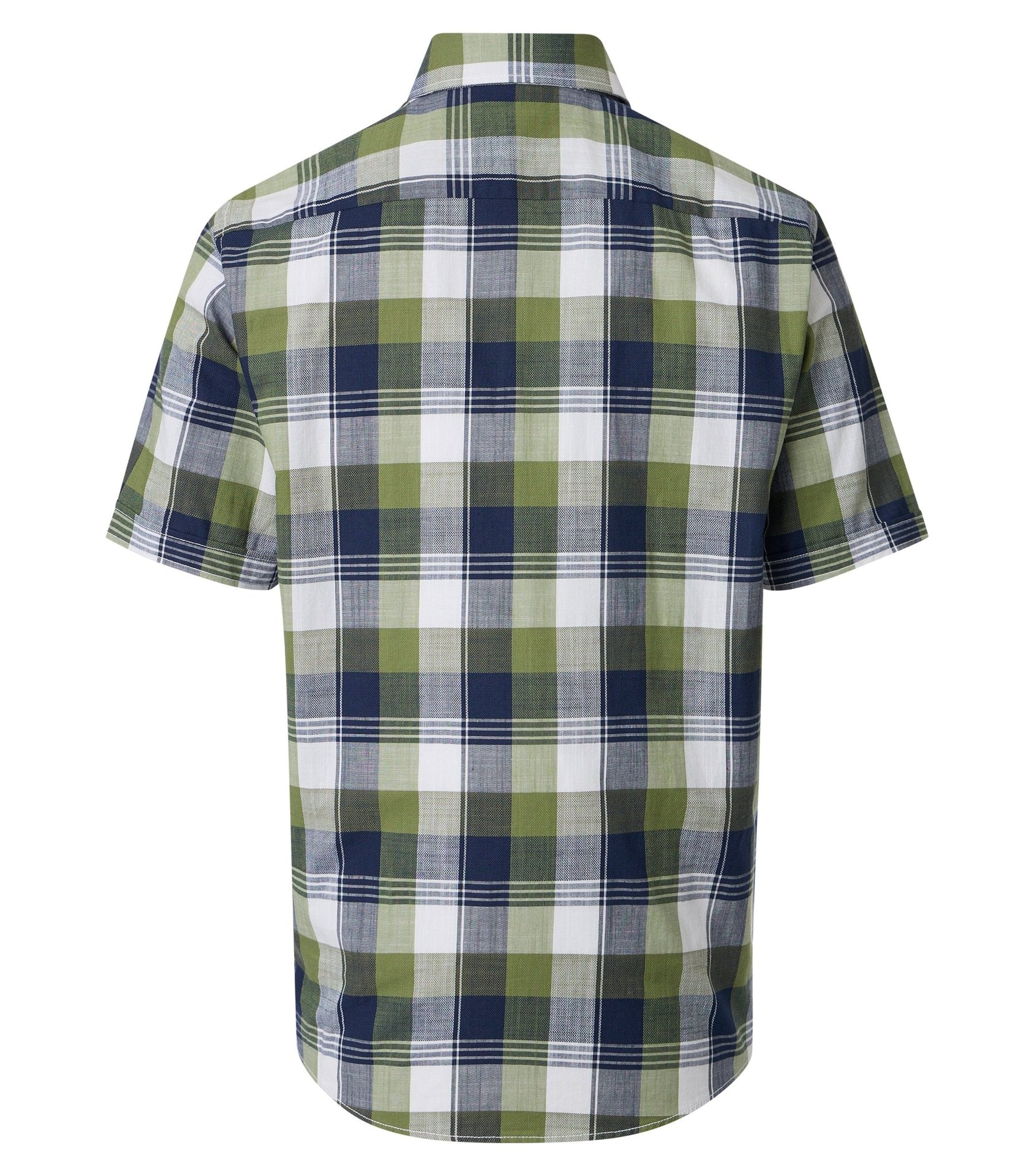 Casa Moda Herren Hemden kurz  Gruen