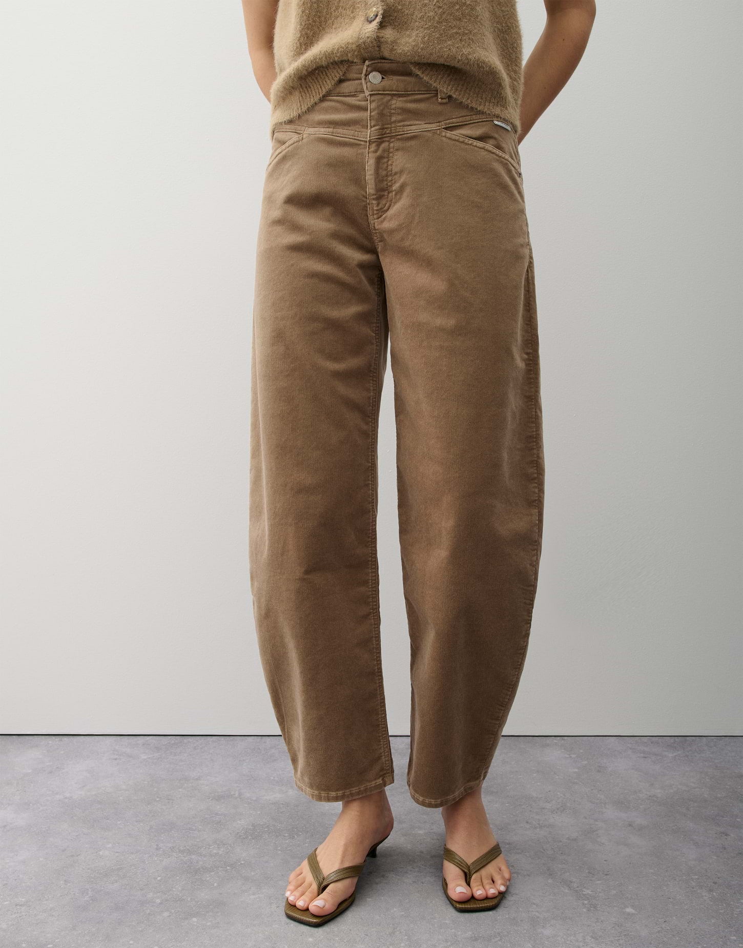 Opus Pants Damen Jeans Light Moc