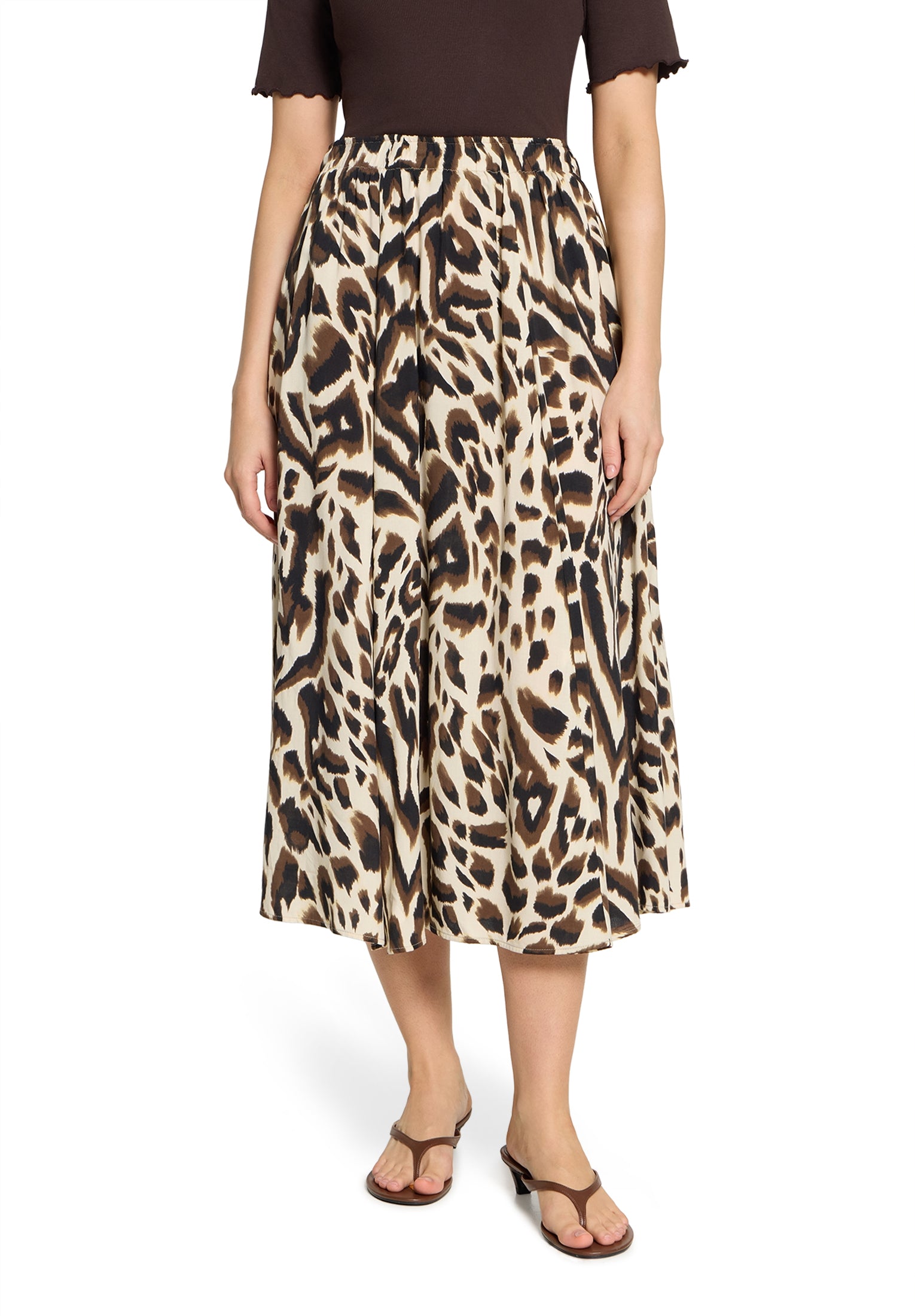 Cartoon Damen Rock Nature/Khaki