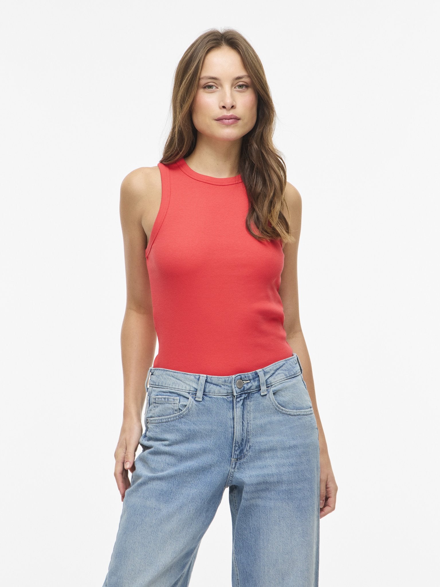 Vila Damen Tops Hibiscus