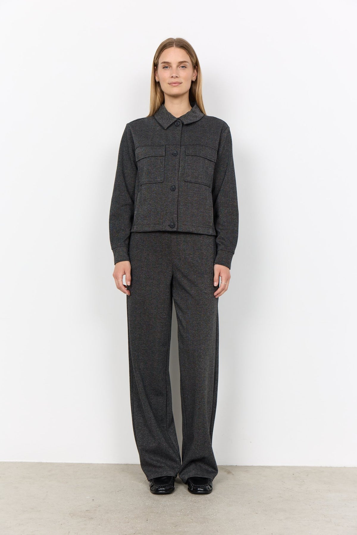Soya Concept Damen Jacken Black Combi