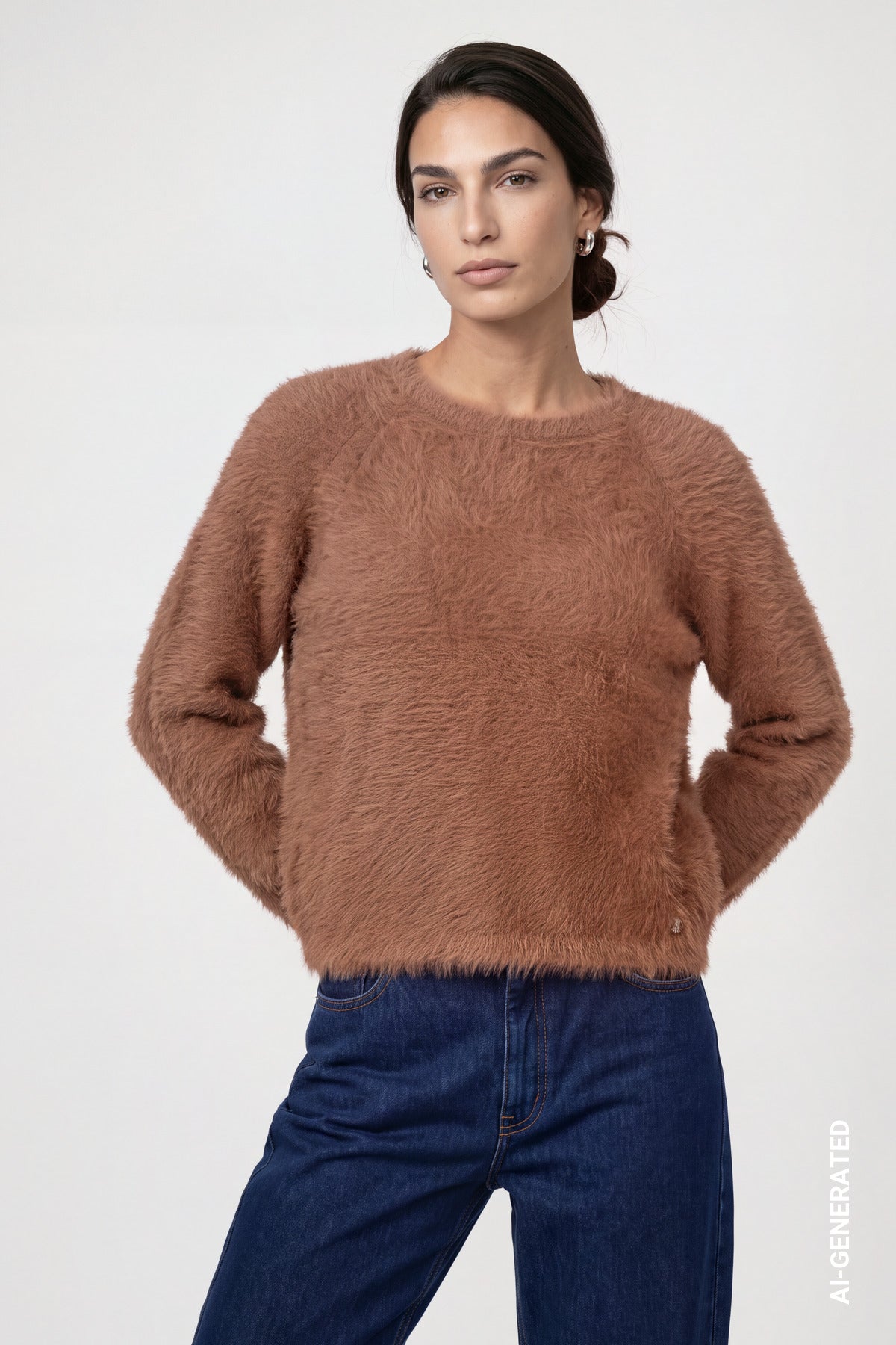 Monari Damen Pullover  Tiramisu