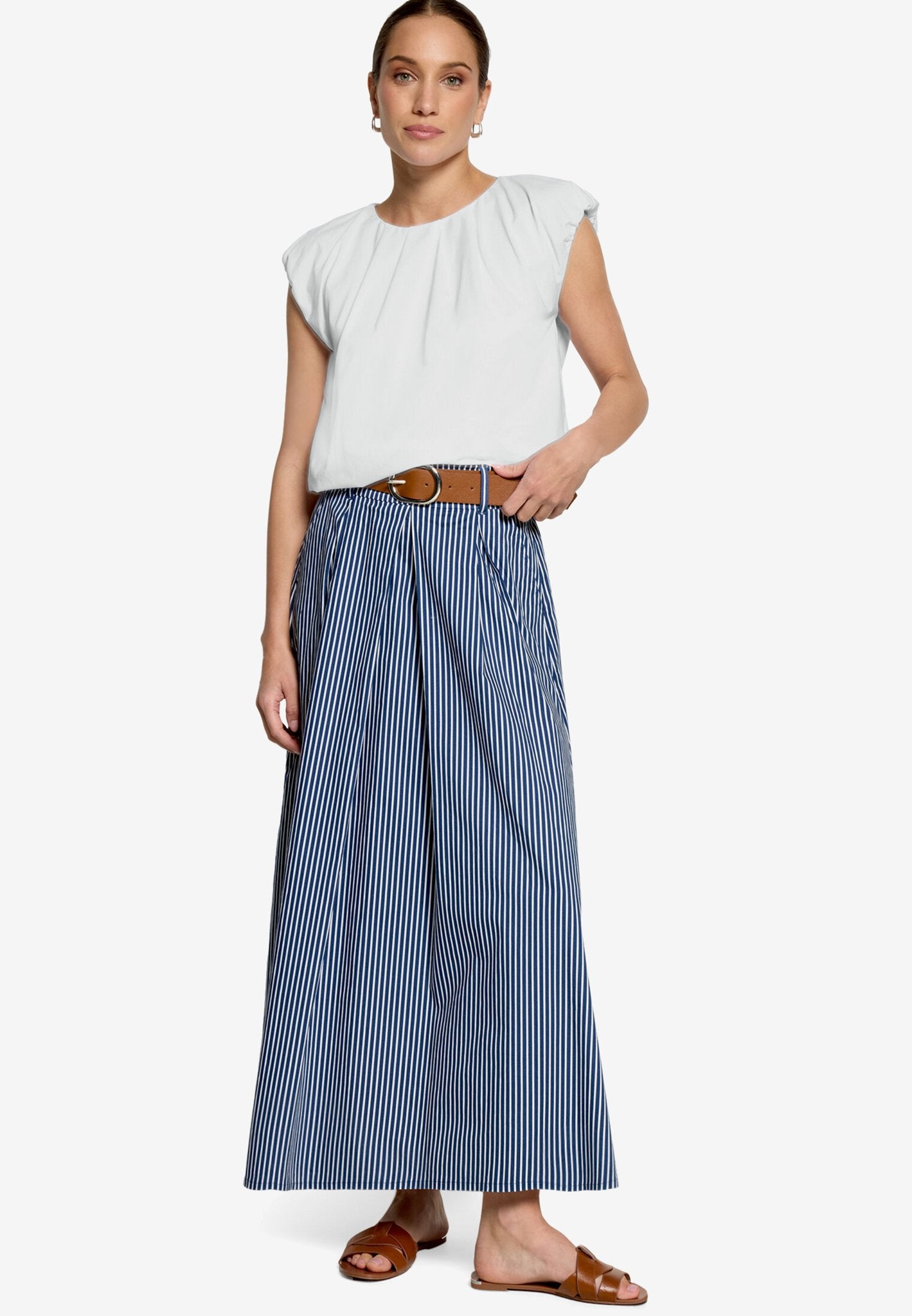 Zero Damen Tops Brilliant White