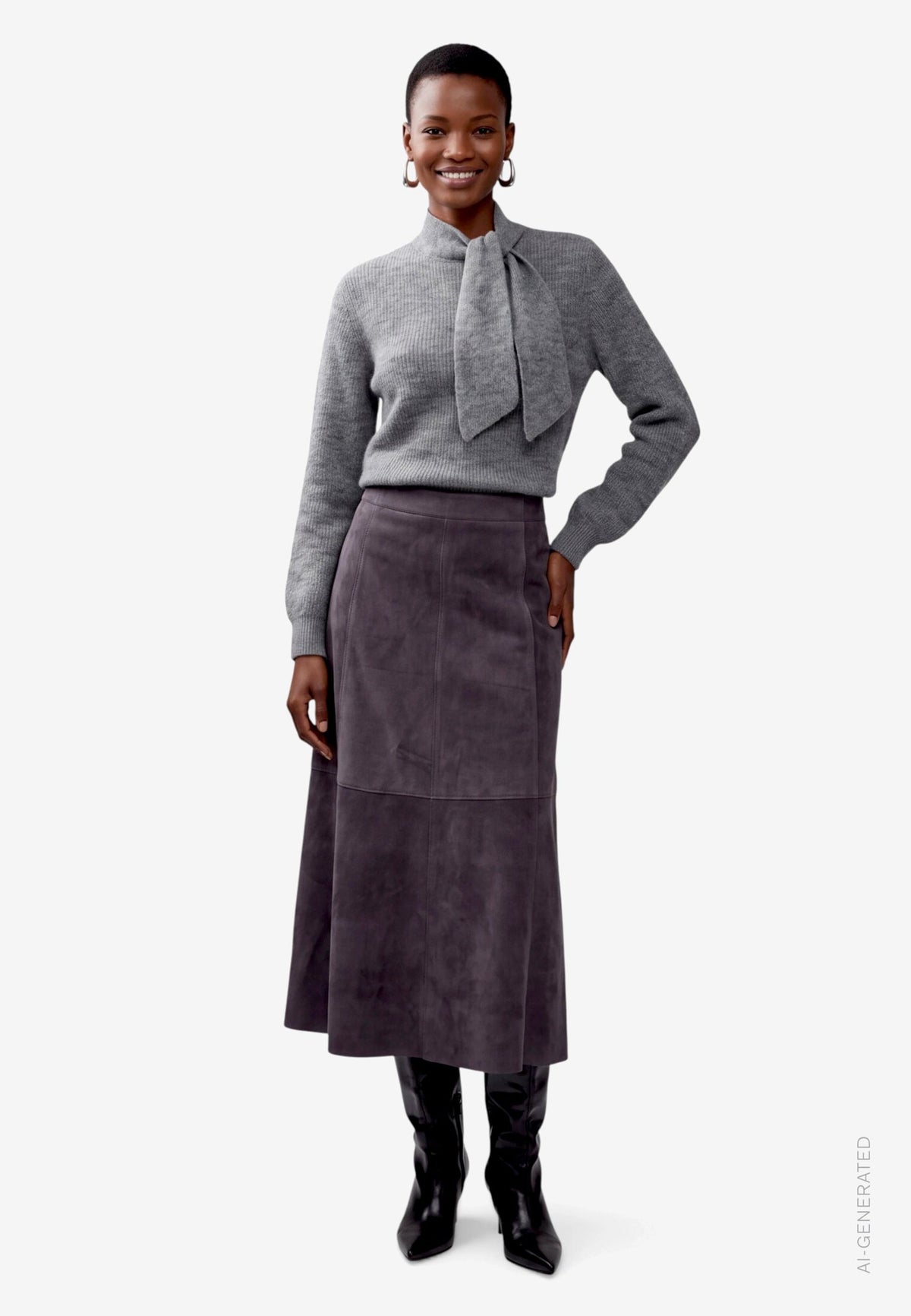 Zero Damen Pullover True Grey Melan