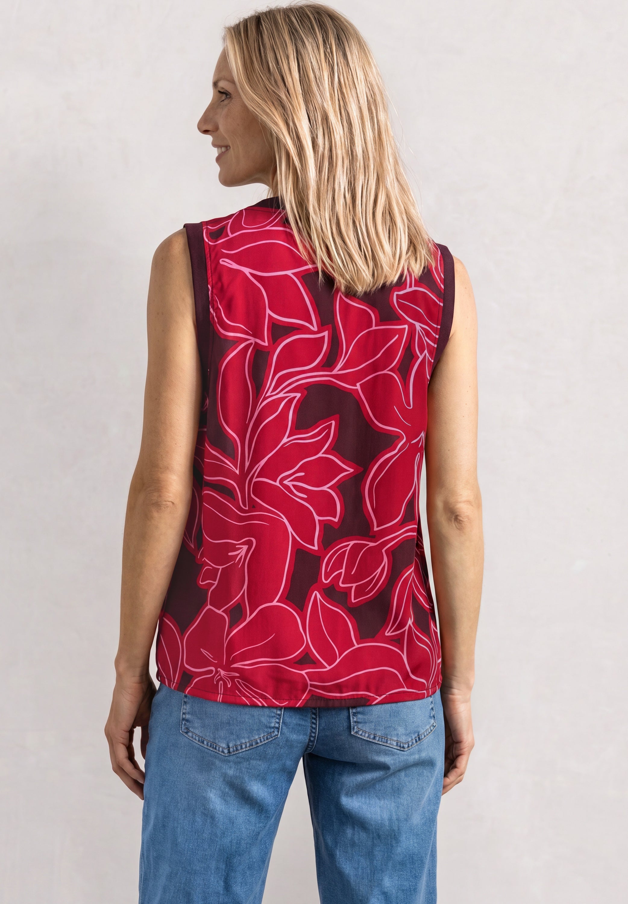 Street One Damen Blusen Salsa Red