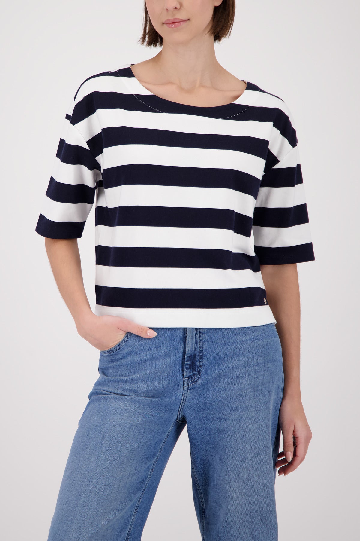 Monari Damen T-Shirts  Marine Ring