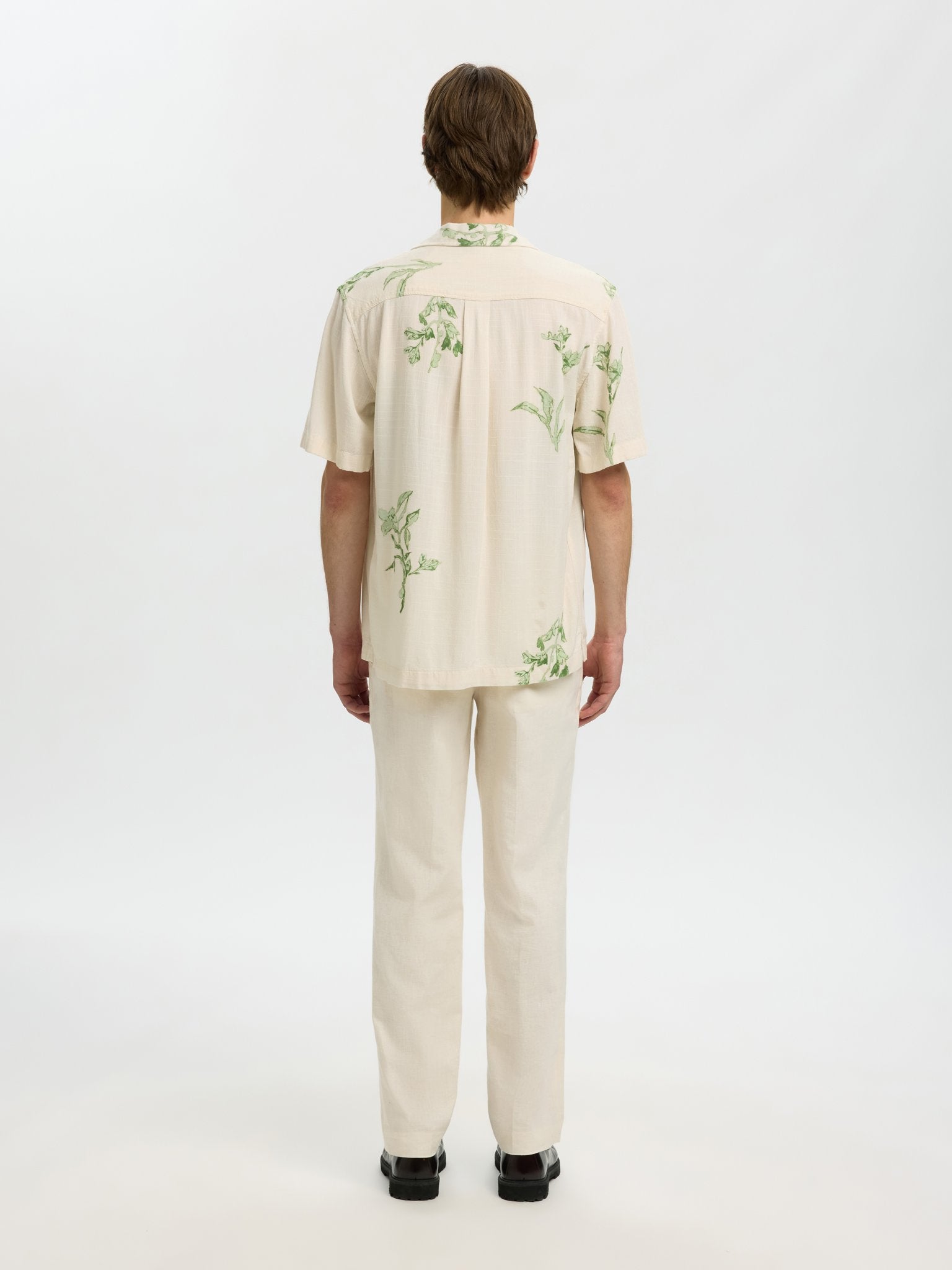 Selected homme Herren Hemden Egret