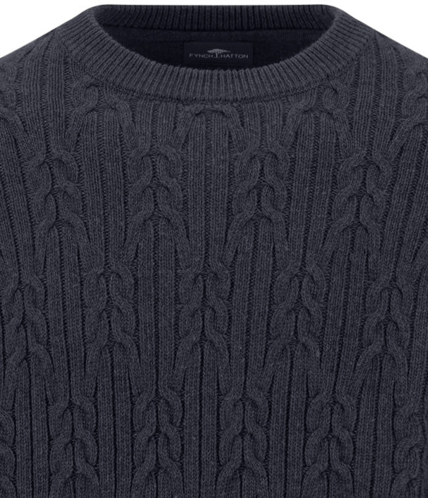 Fynch-Hatton Herren Pullover Navy