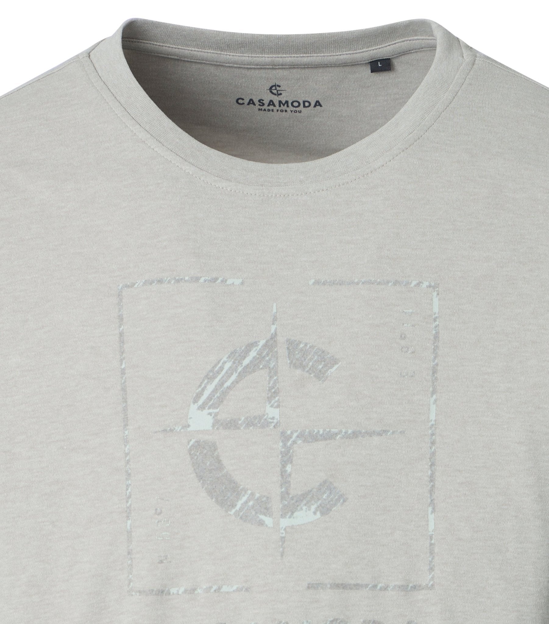 Casa Moda Herren T-Shirts kurz  Beige