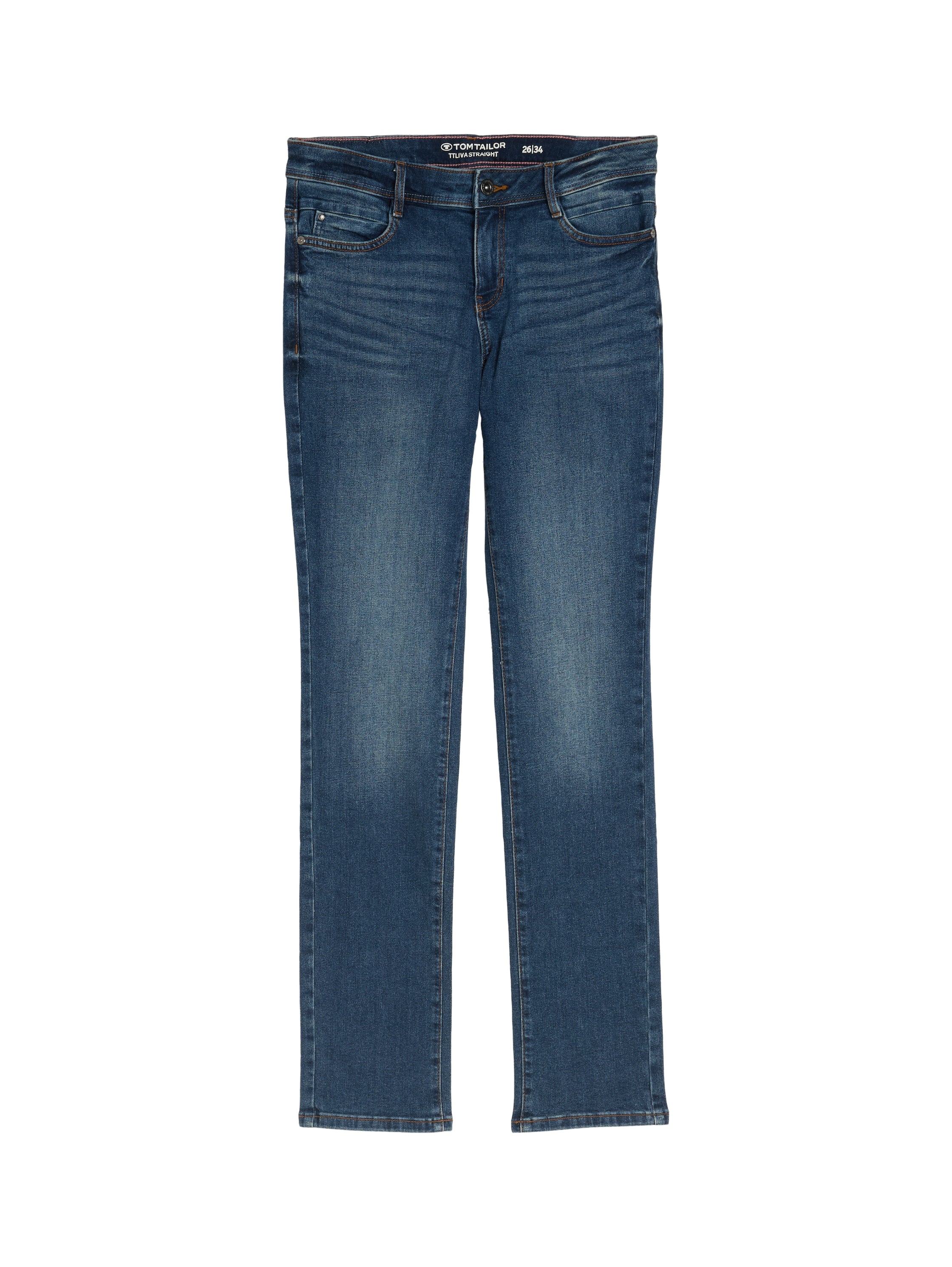 Tom Tailor Damen Jeans Clean Mid Stone
