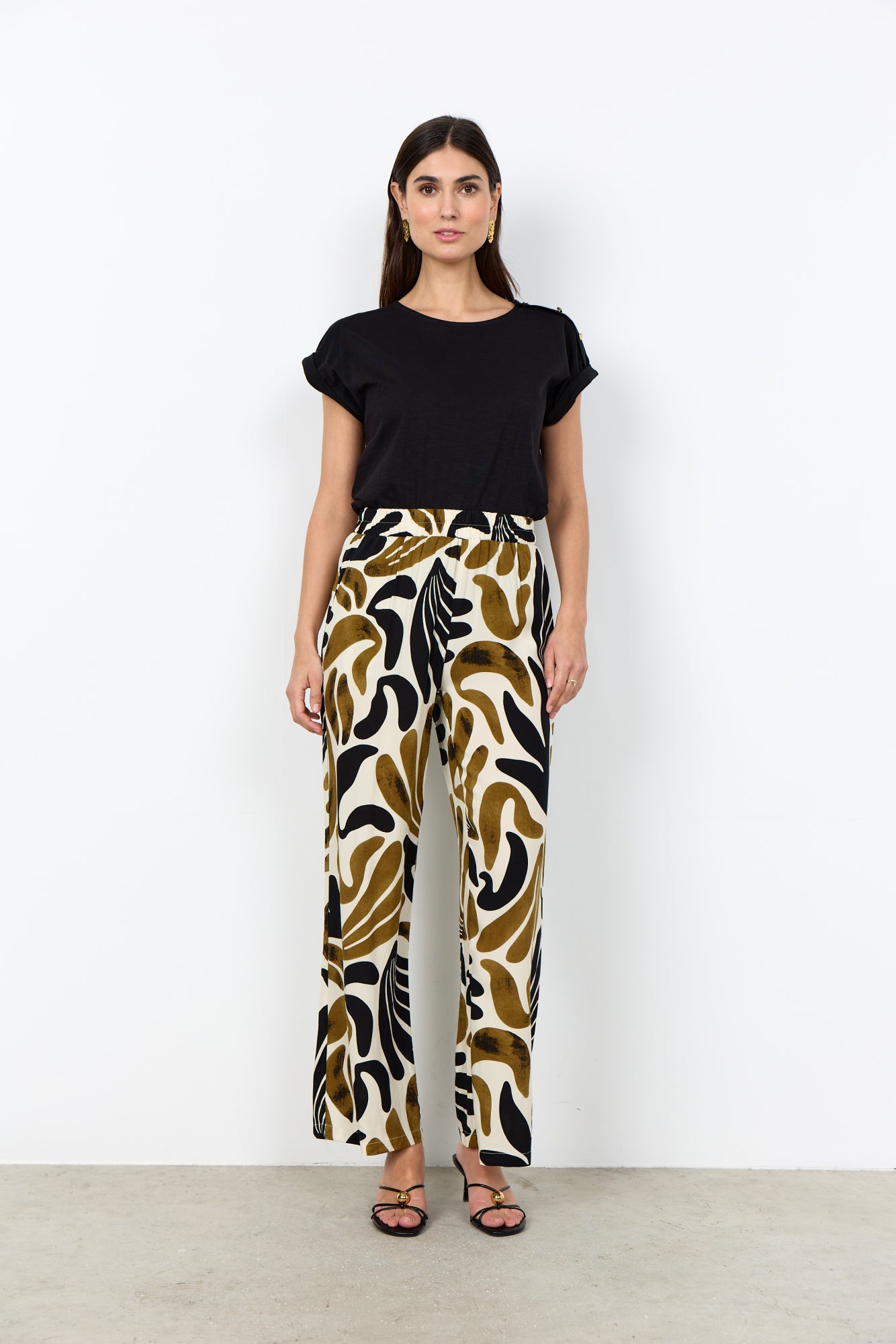 Soya Concept Damen Hosen Butternut Combi