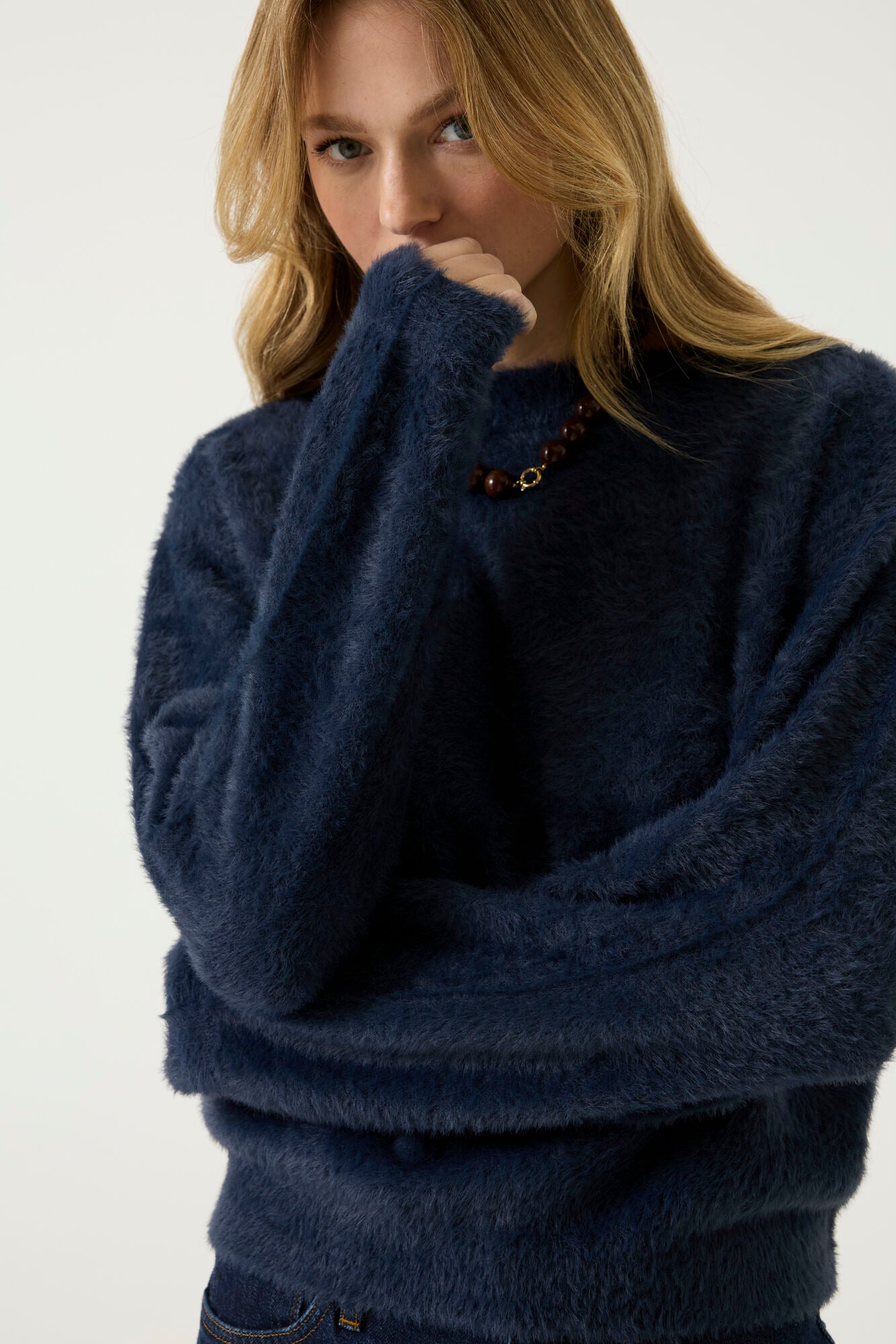 Garcia Damen Strickjacken Sapphire Mist