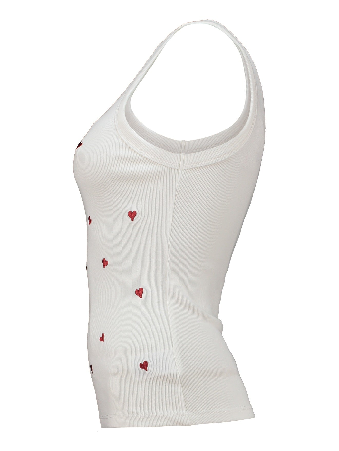Haily's Damen T-Shirts Offwhite/Red He