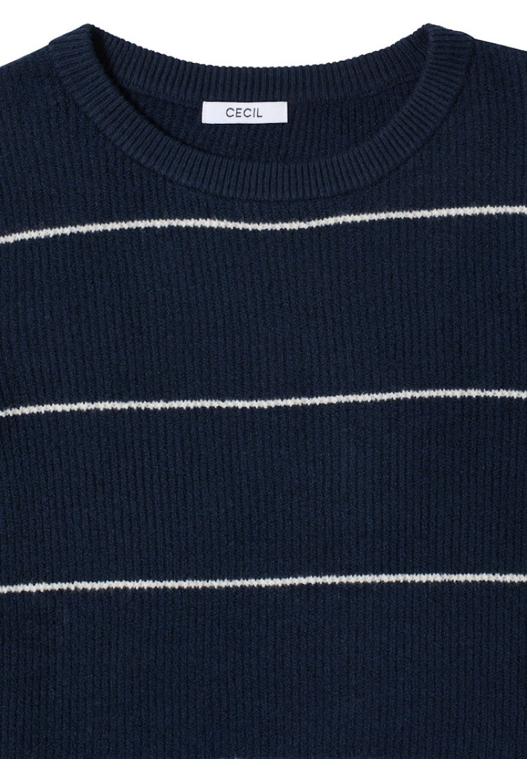 Cecil Damen Pullover  Deep Deni