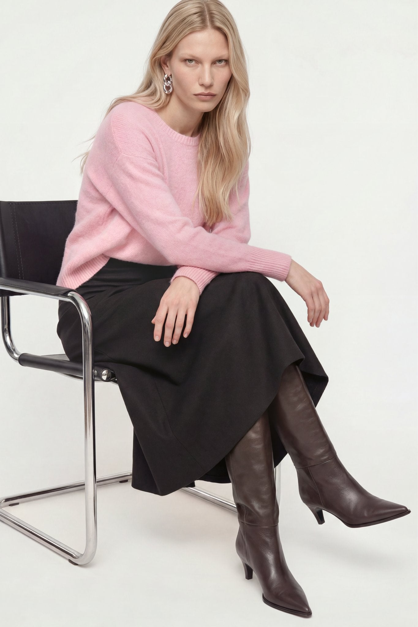Rich & Royal Damen Pullover Powder Rosã©