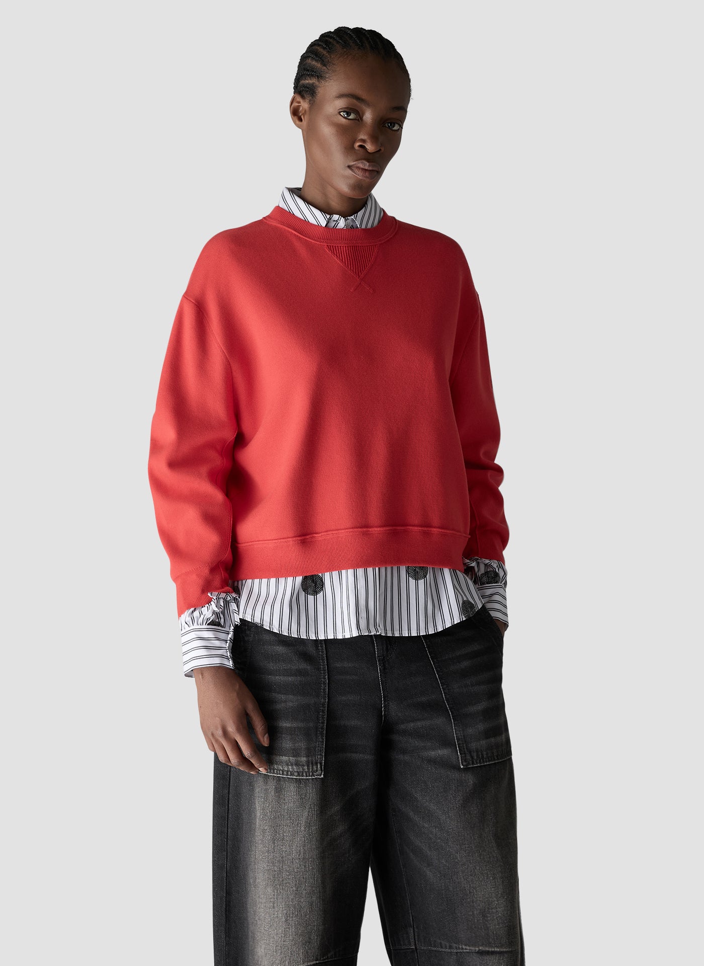 Le Comte Damen Pullover Paprika