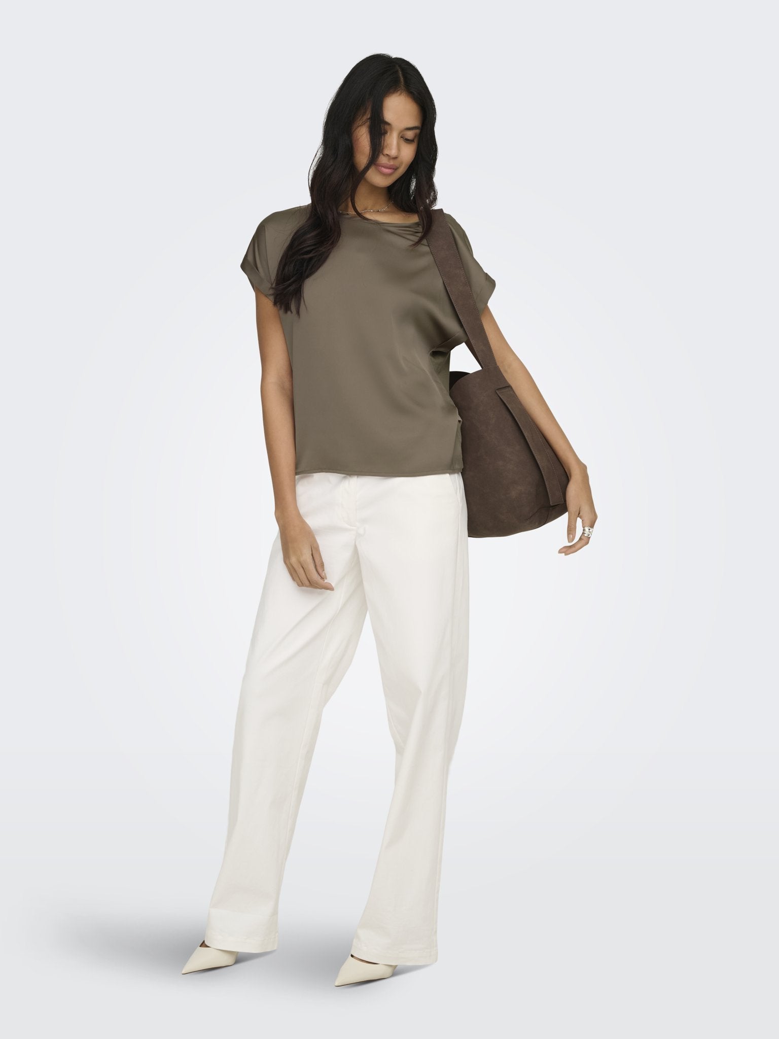 only Damen Tops Walnut