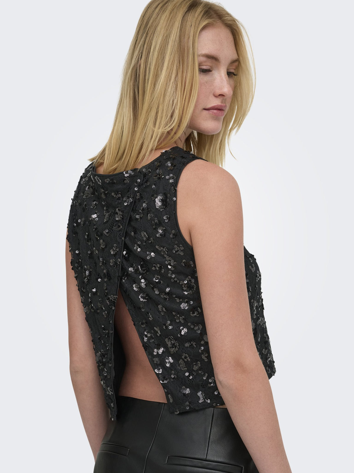 Only Damen Tops Black/Black Seq