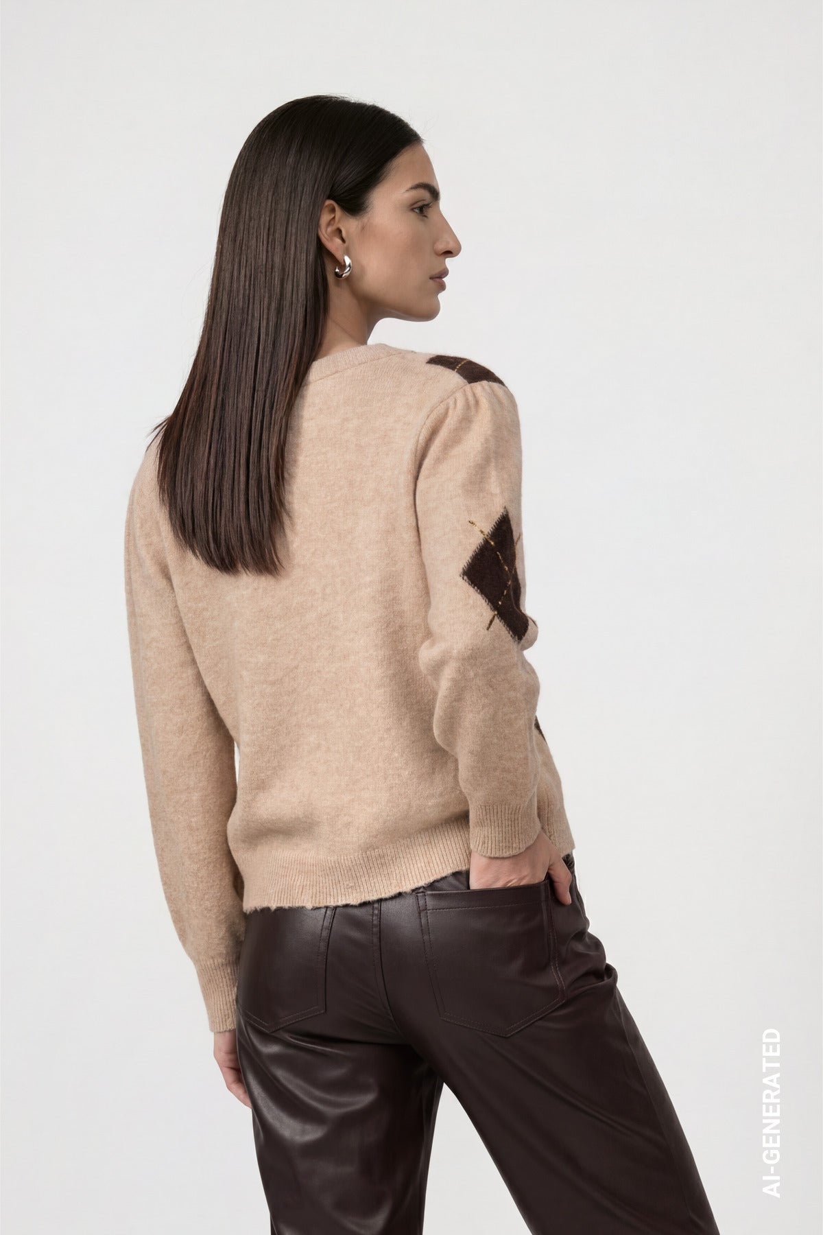 Monari Damen Strickjacken  Cappuccino
