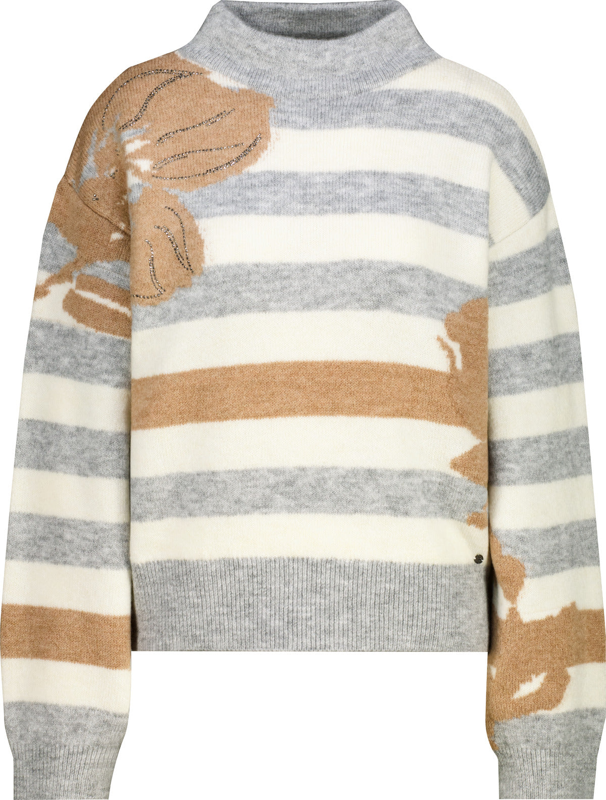 Monari Damen Pullover  Light Grey