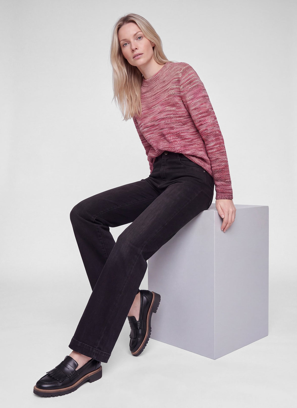Rabe Damen Pullover Malve