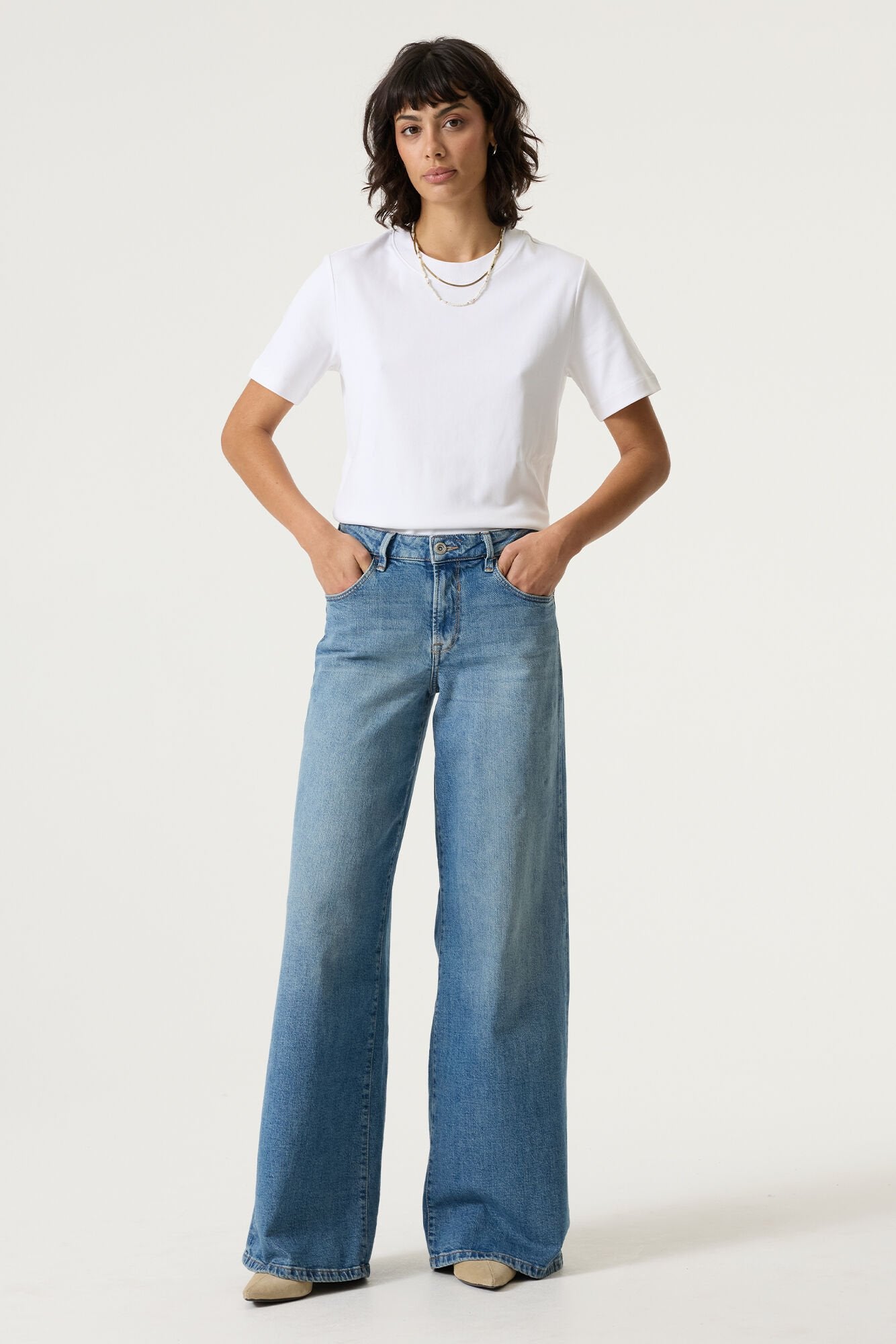 Garcia Damen T-Shirts White