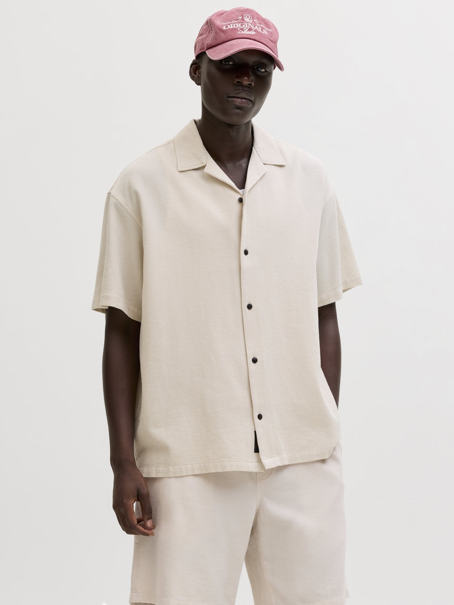 Jack & Jones Herren Hemden lang Moonbeam