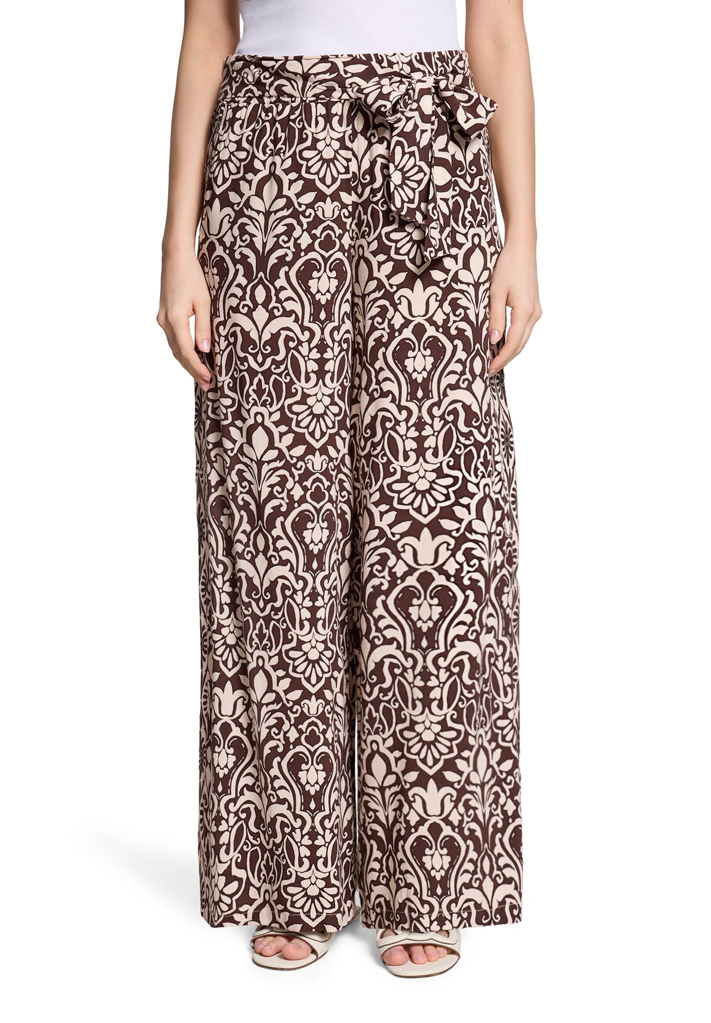 Cartoon Damen Hosen Patch Brown/Cre
