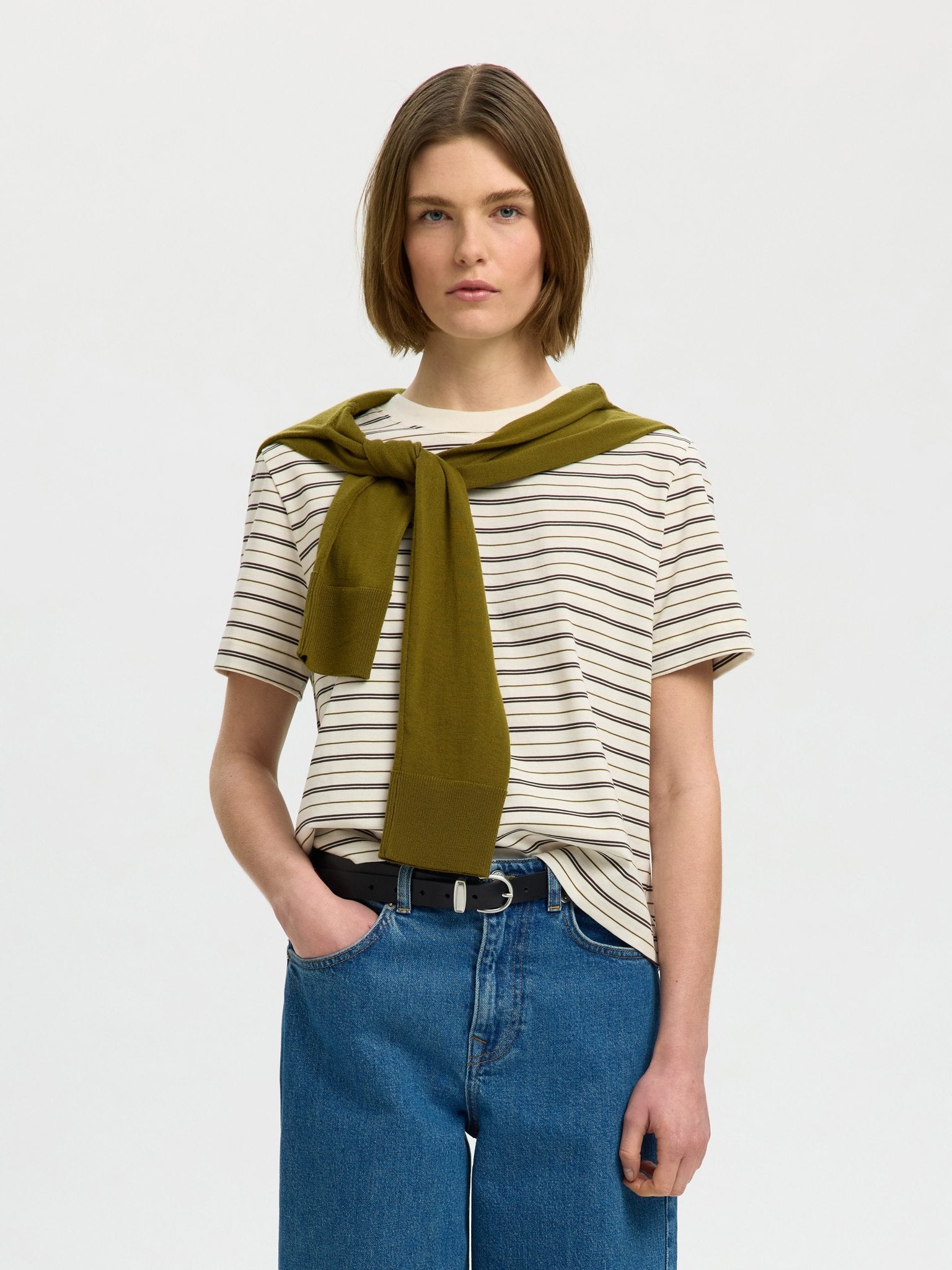 Selected Femme Damen T-Shirts Delicioso/Multi