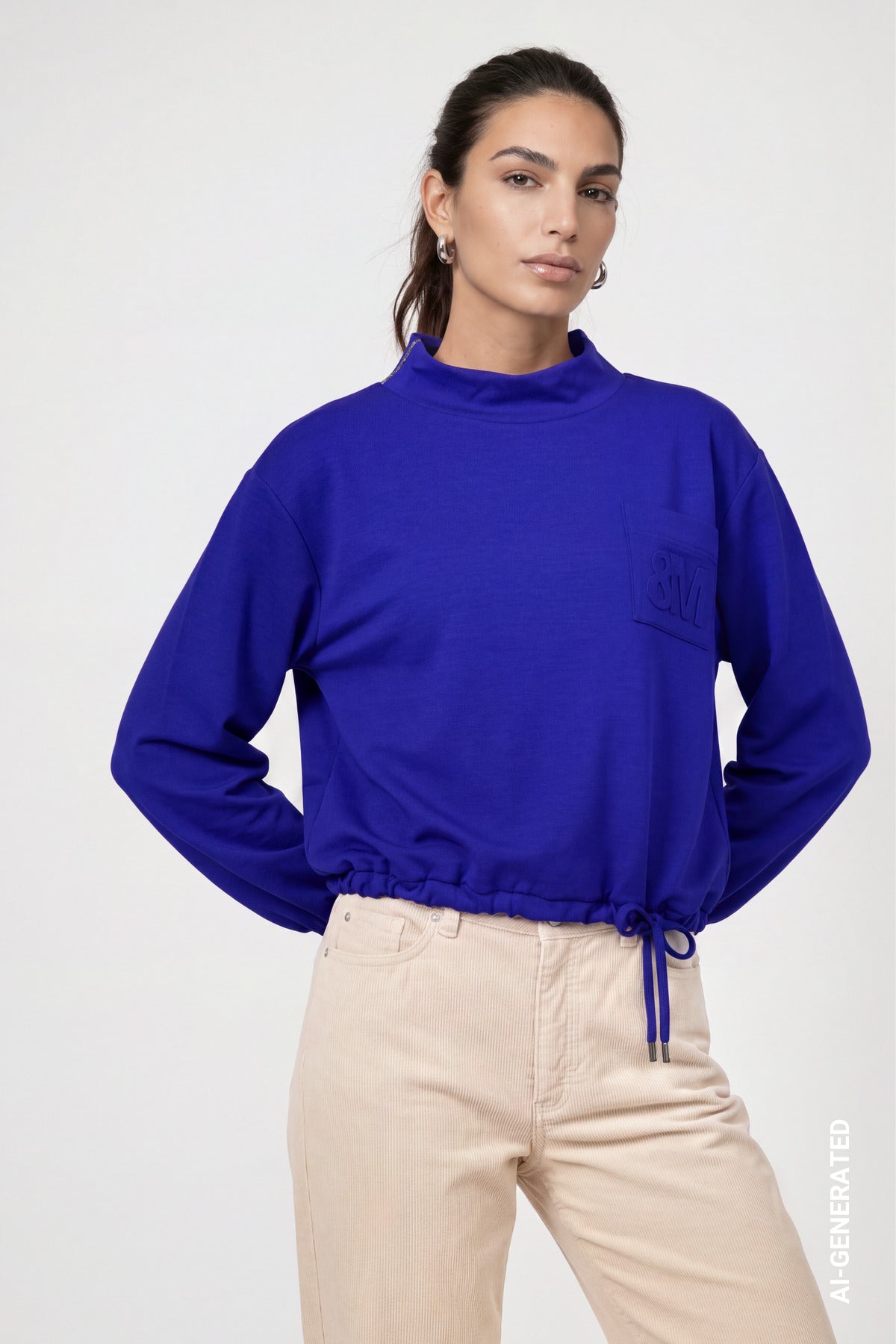Monari Damen T-Shirts  Royal Blue