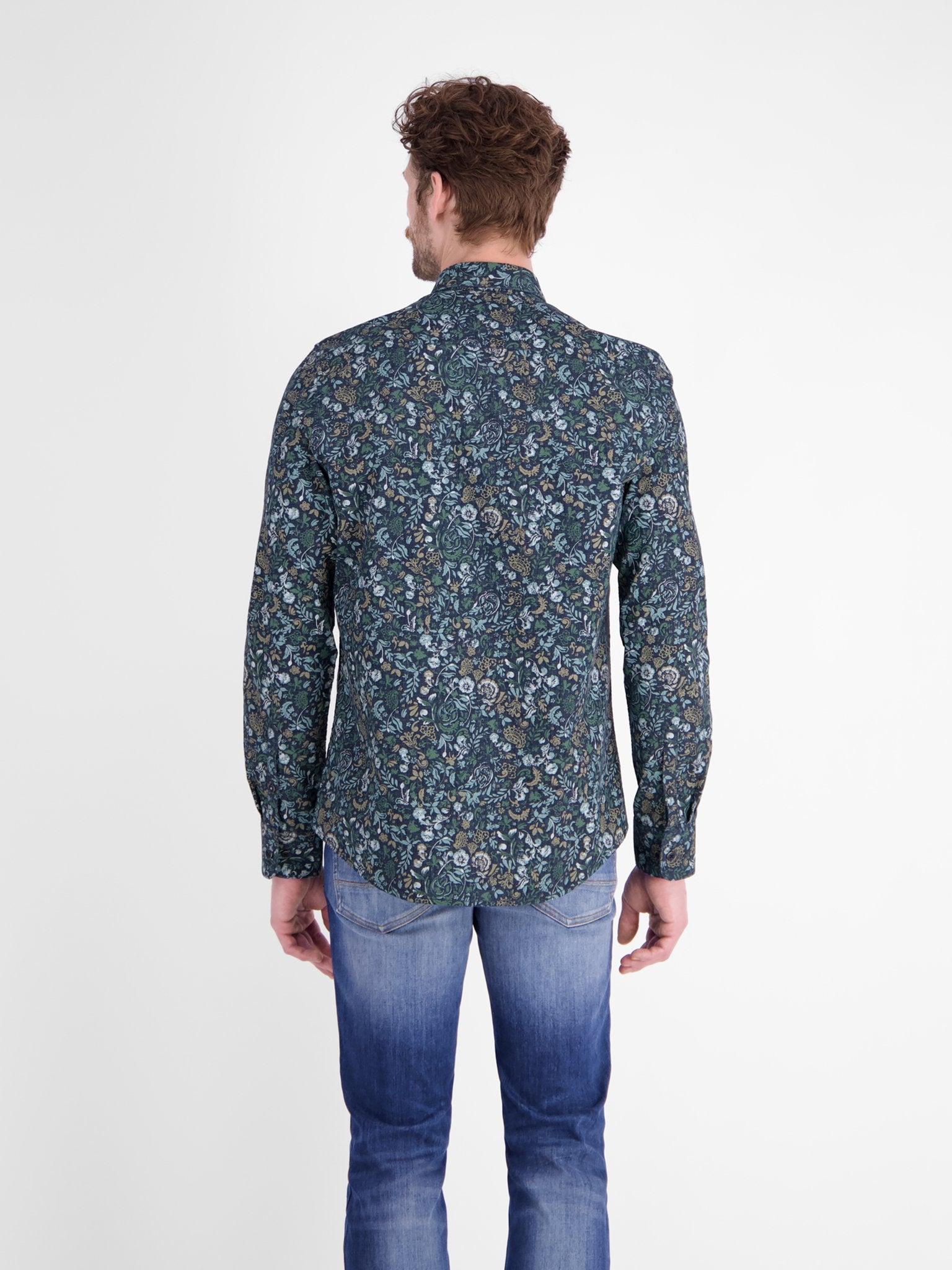 Lerros Herren Hemden Storm Blue