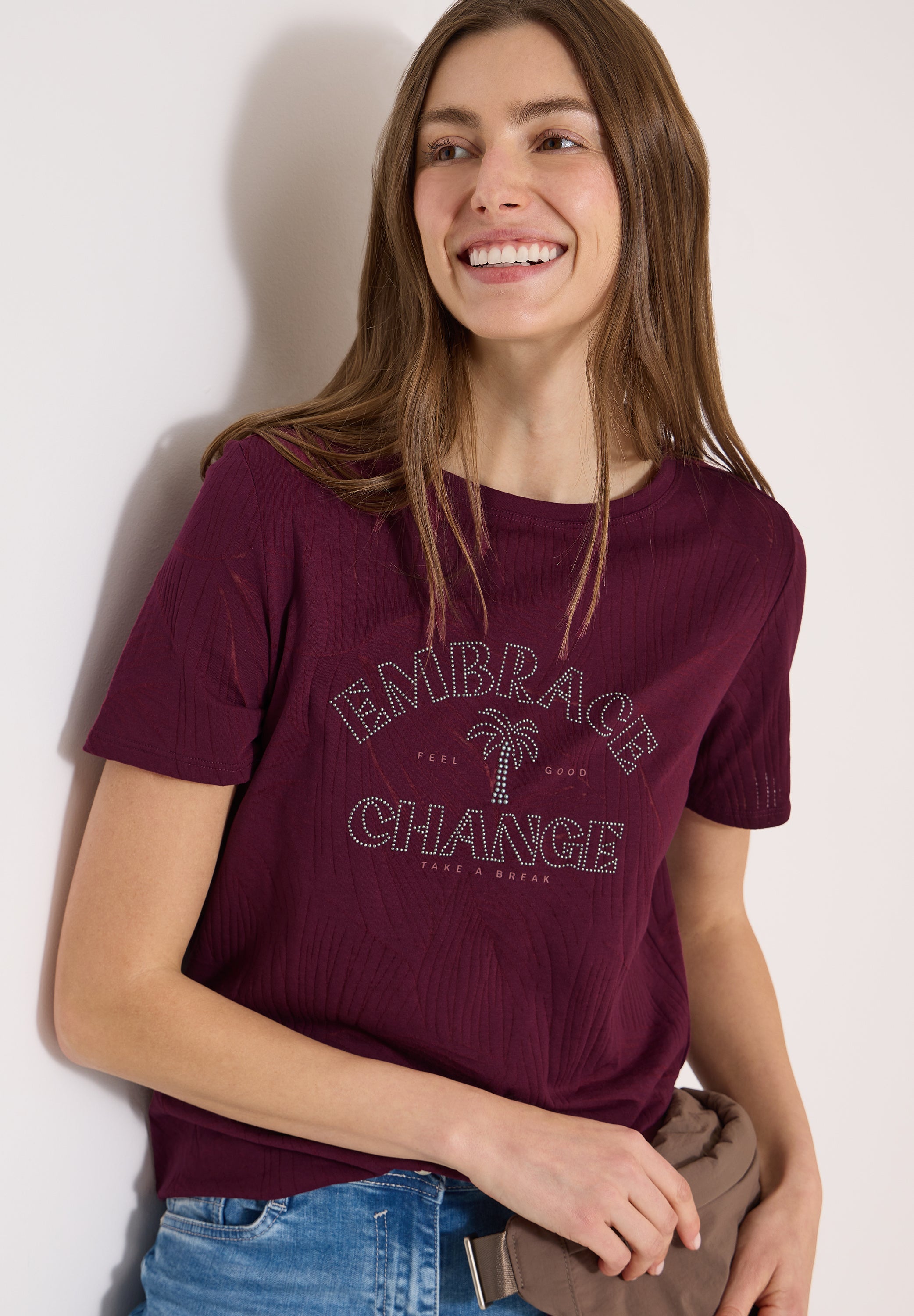 Cecil Damen T-Shirts  Sweet Gra